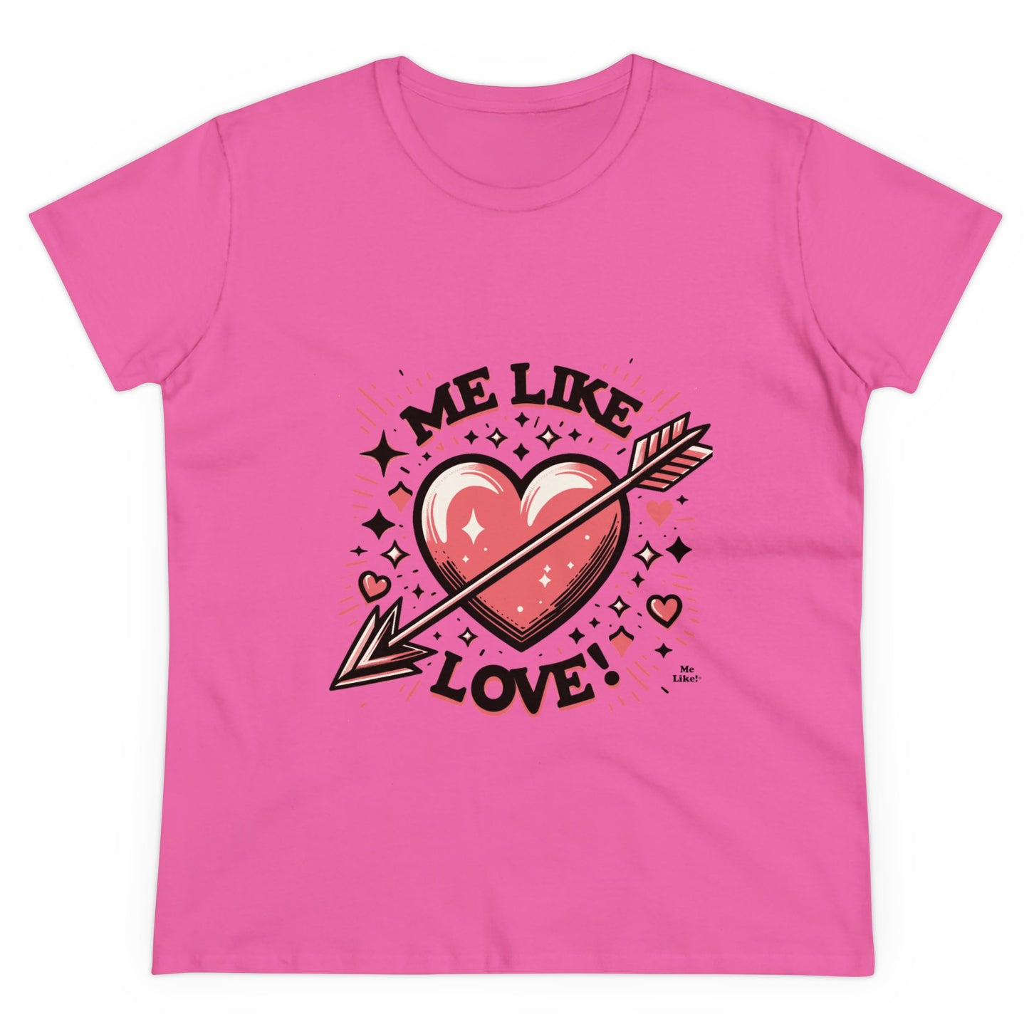 Me Like Love! - Women's Heavy Cotton Tee - (Love #2)