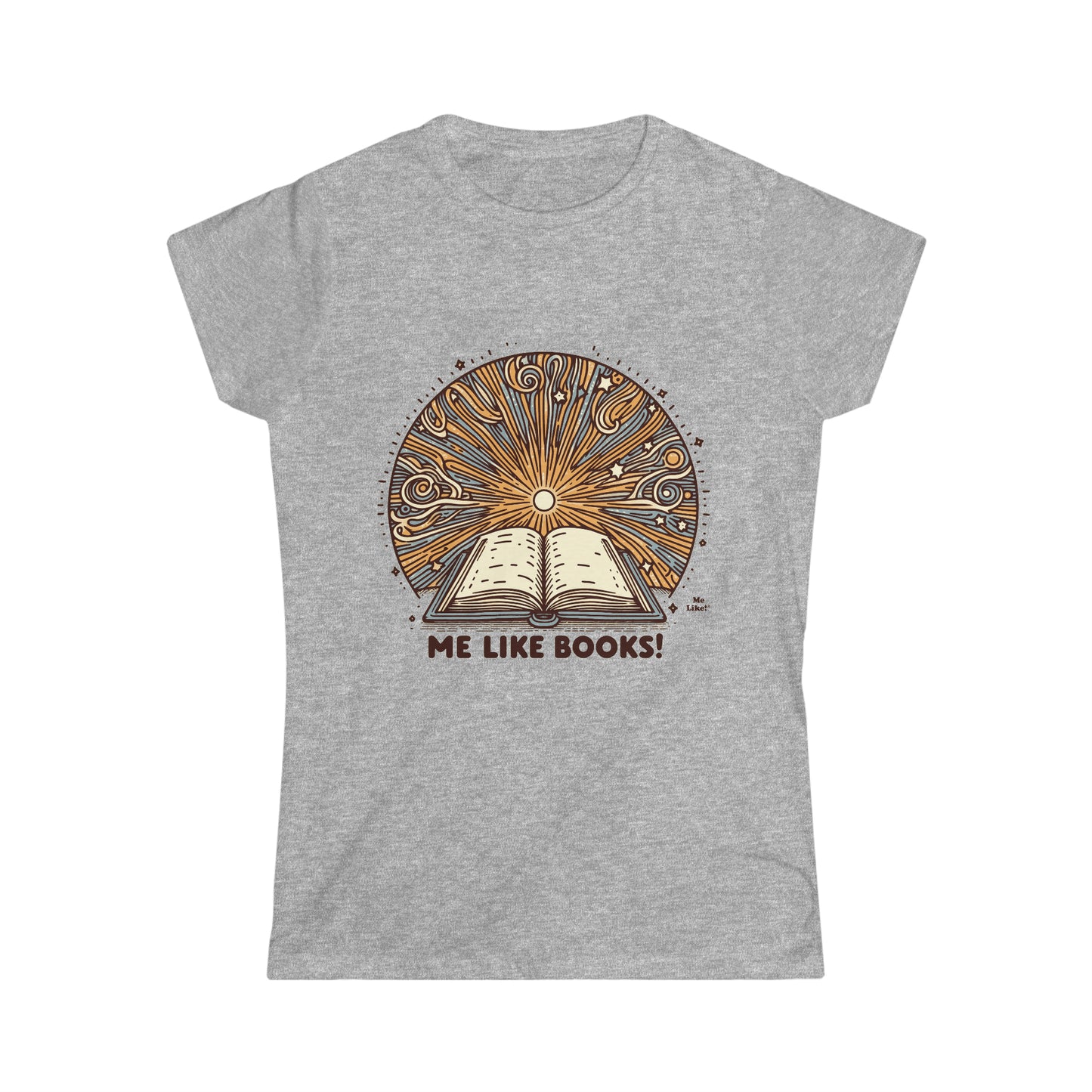 Me Like Books! - Women's Softstyle Tee - (Books #2)
