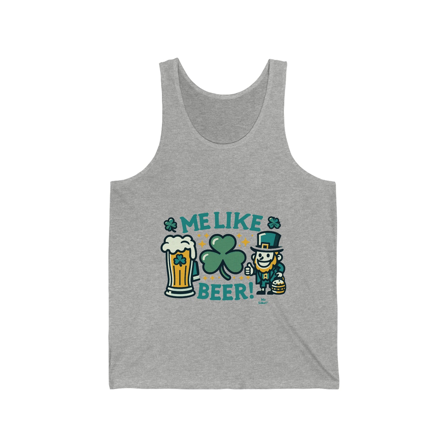 Me Like Beer! - Unisex Jersey Tank - (St. Patrick's Day #1)