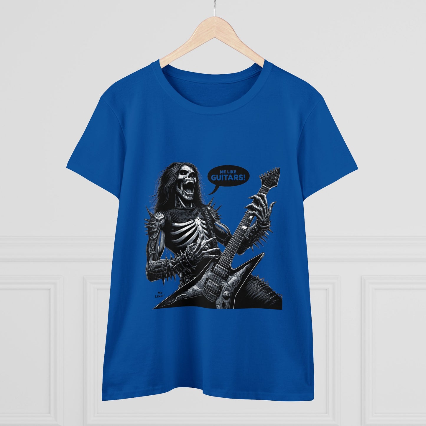 Me Like Guitars! - Women's Cotton Tee - Heavy Metal #4