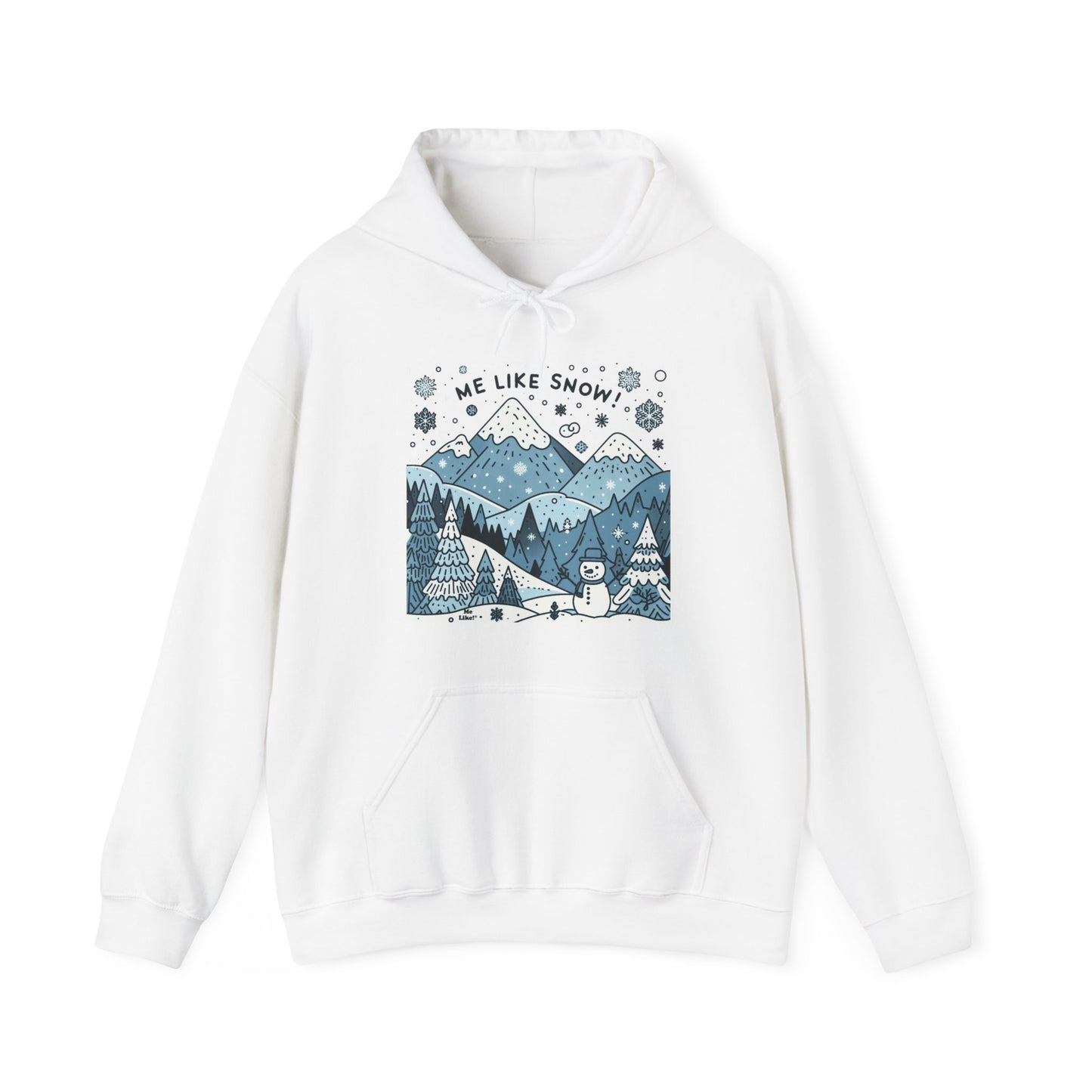 Me Like Snow! - Unisex Heavy Blend™ Hooded Sweatshirt - (Snowman #2)