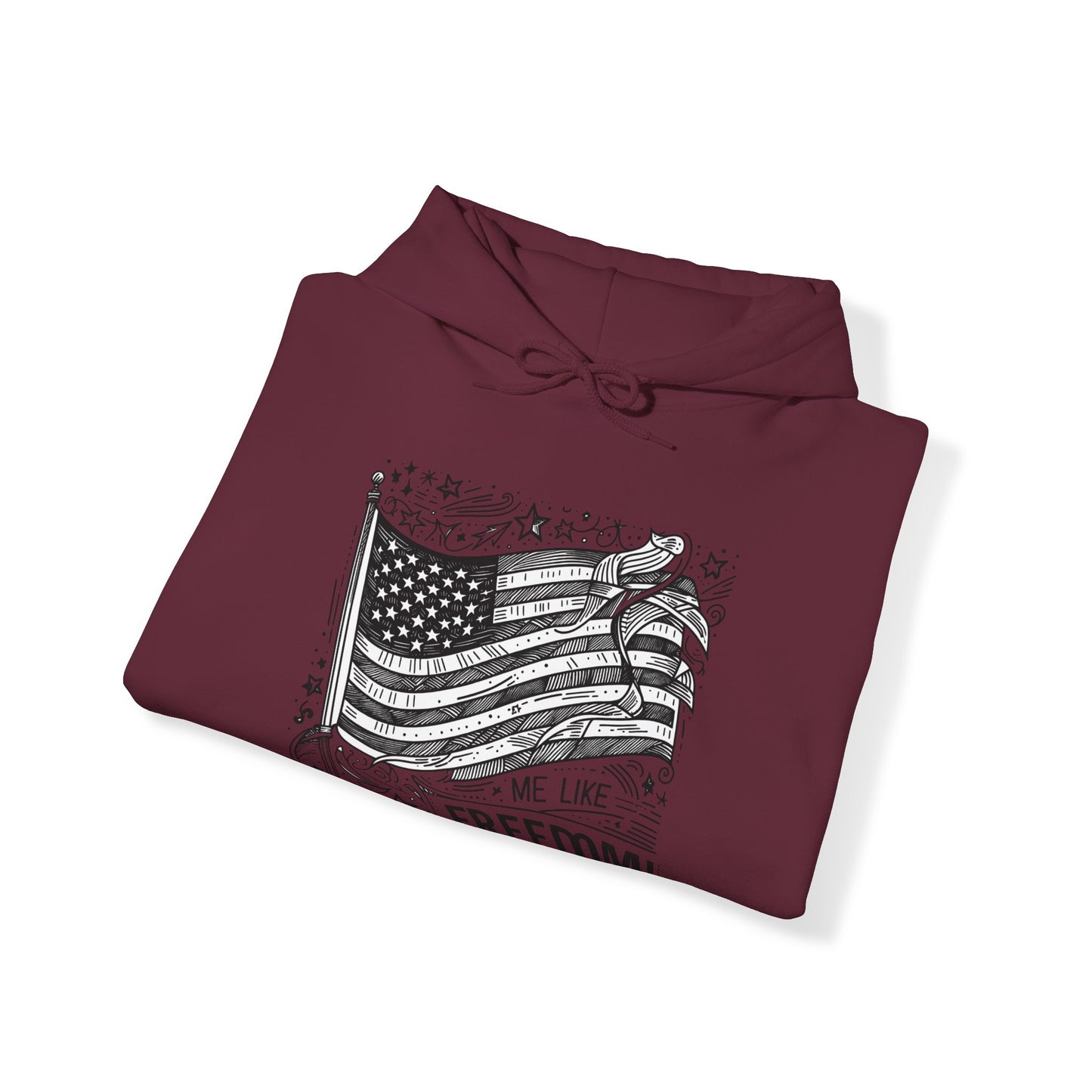 Me Like Freedom! - Unisex Heavy Blend™ Hooded Sweatshirt - (Freedom #1)