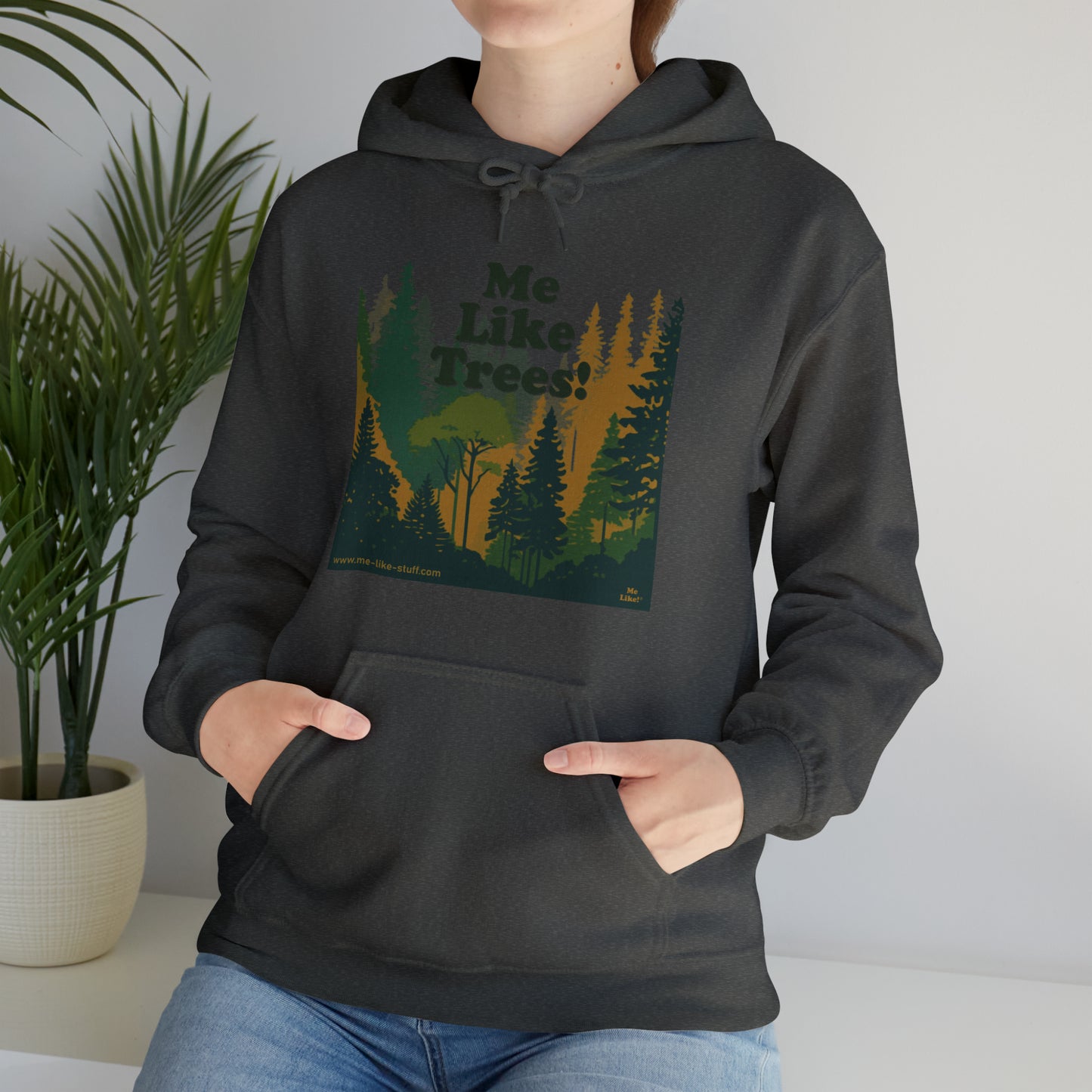 Unisex Heavy Blend™ Hooded Sweatshirt - Me Like Trees! (#3)