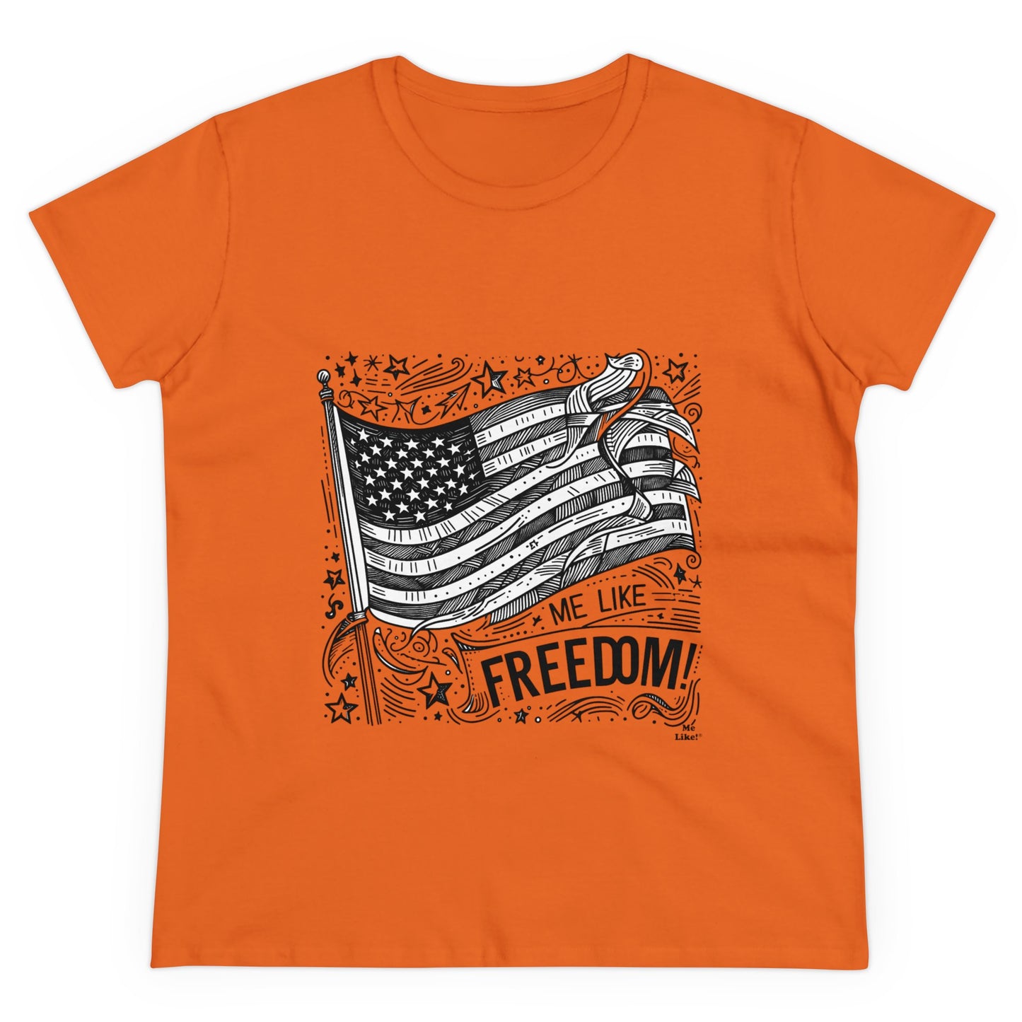 Me Like Freedom! - Women's Heavy Cotton Tee - (Freedom #1)