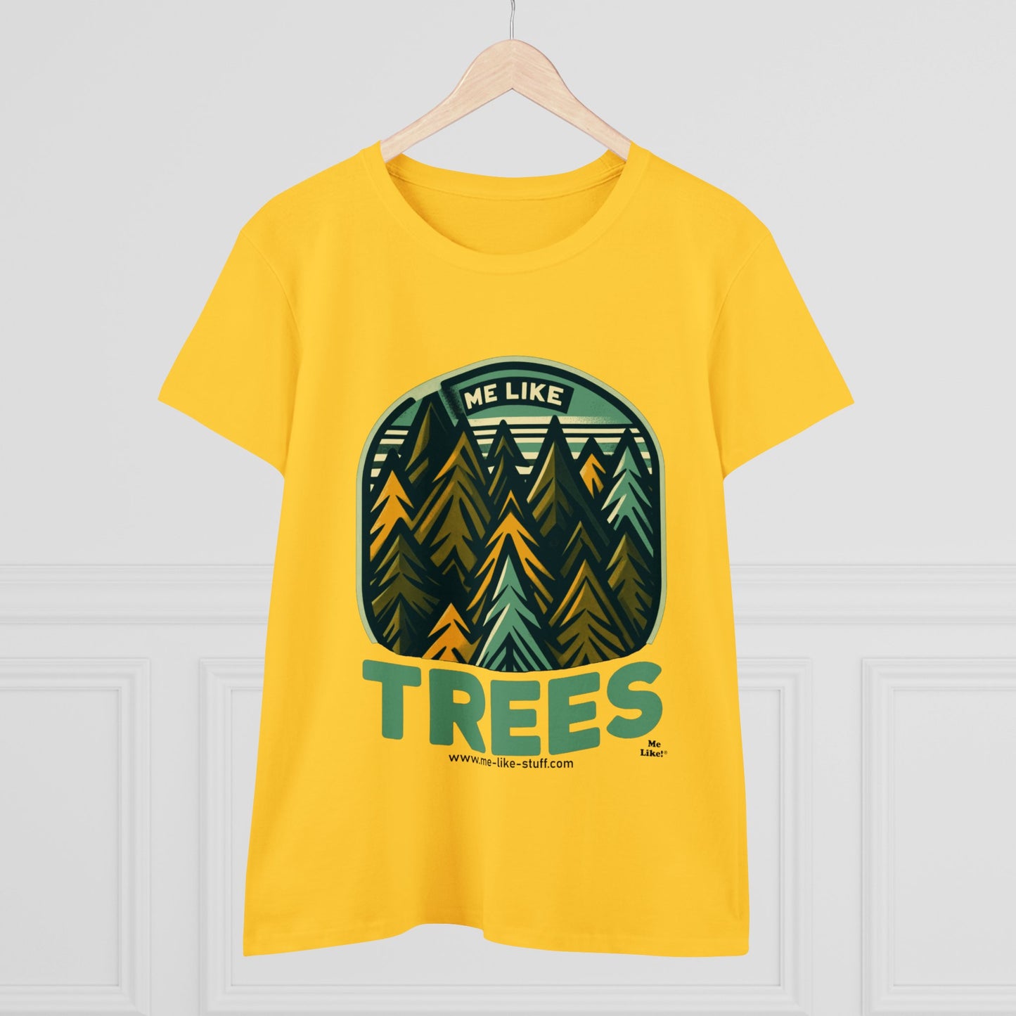 Women's Heavy Cotton Tee - Me Like Trees! (#4)