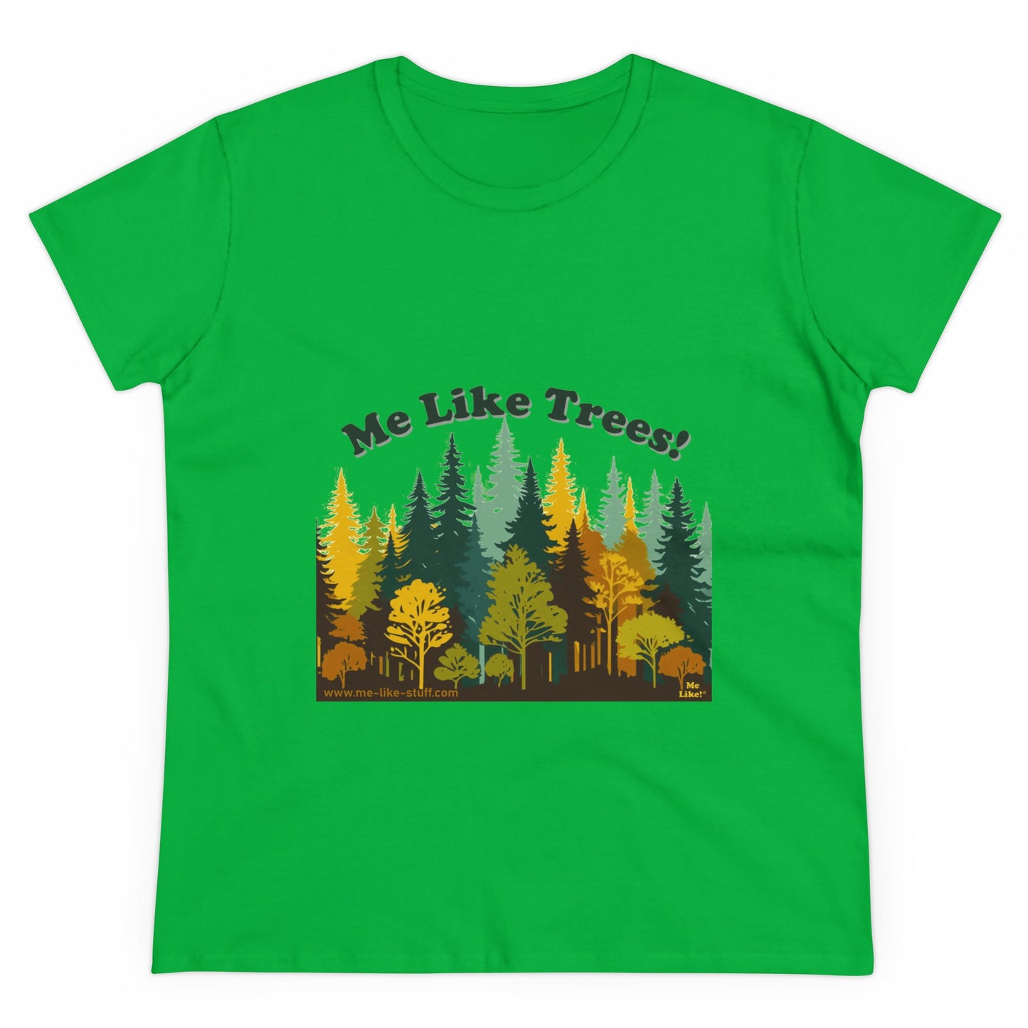 Women's Heavy Cotton Tee - Me Like Trees! (#2)