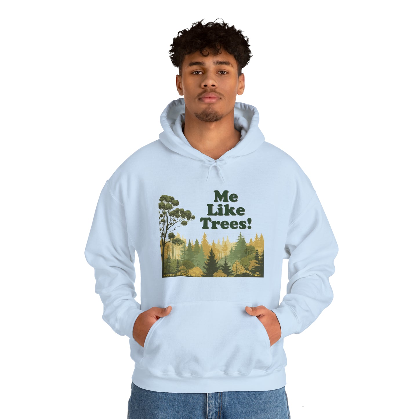 Unisex Heavy Blend™ Hooded Sweatshirt - Me Like Trees! (#1)