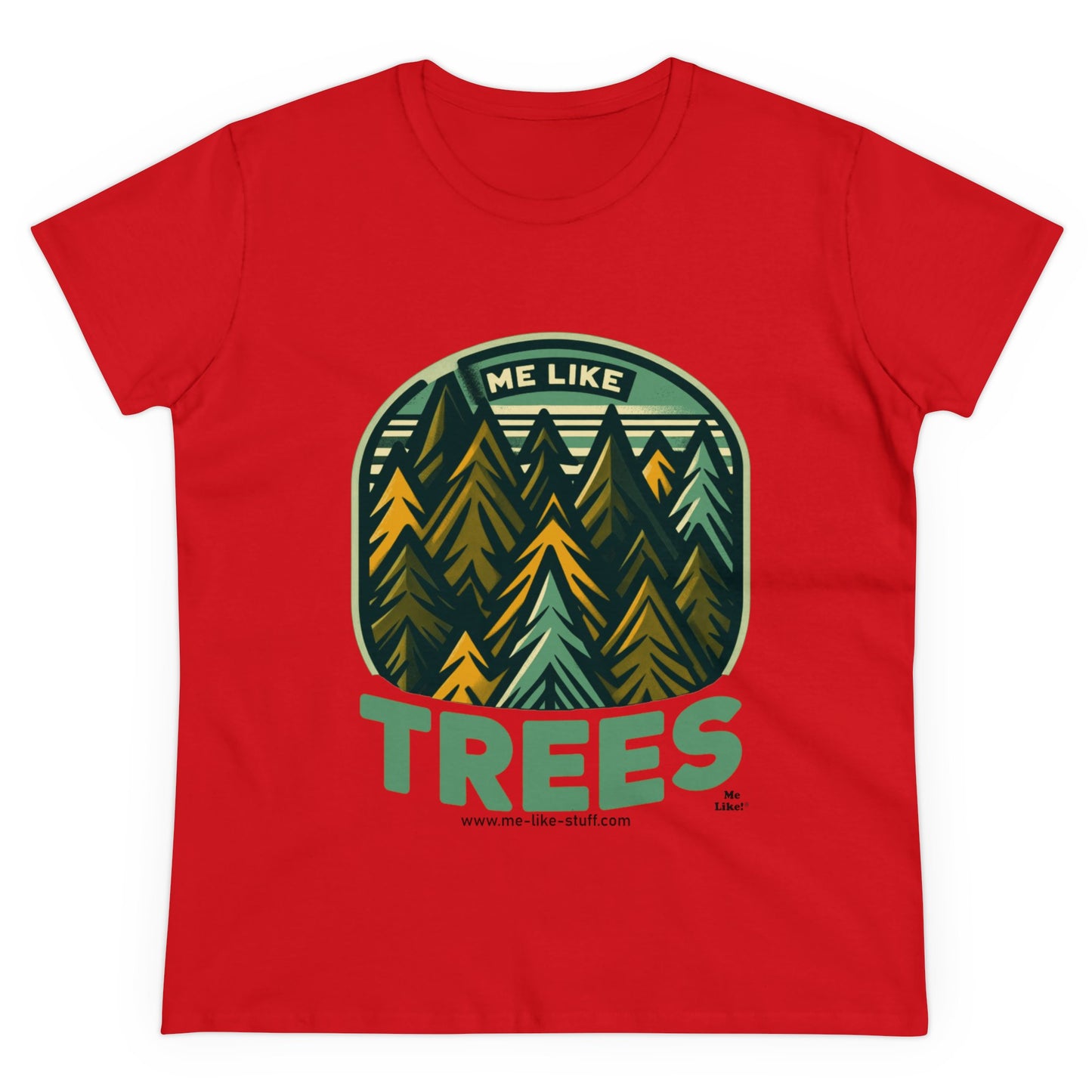 Women's Heavy Cotton Tee - Me Like Trees! (#4)