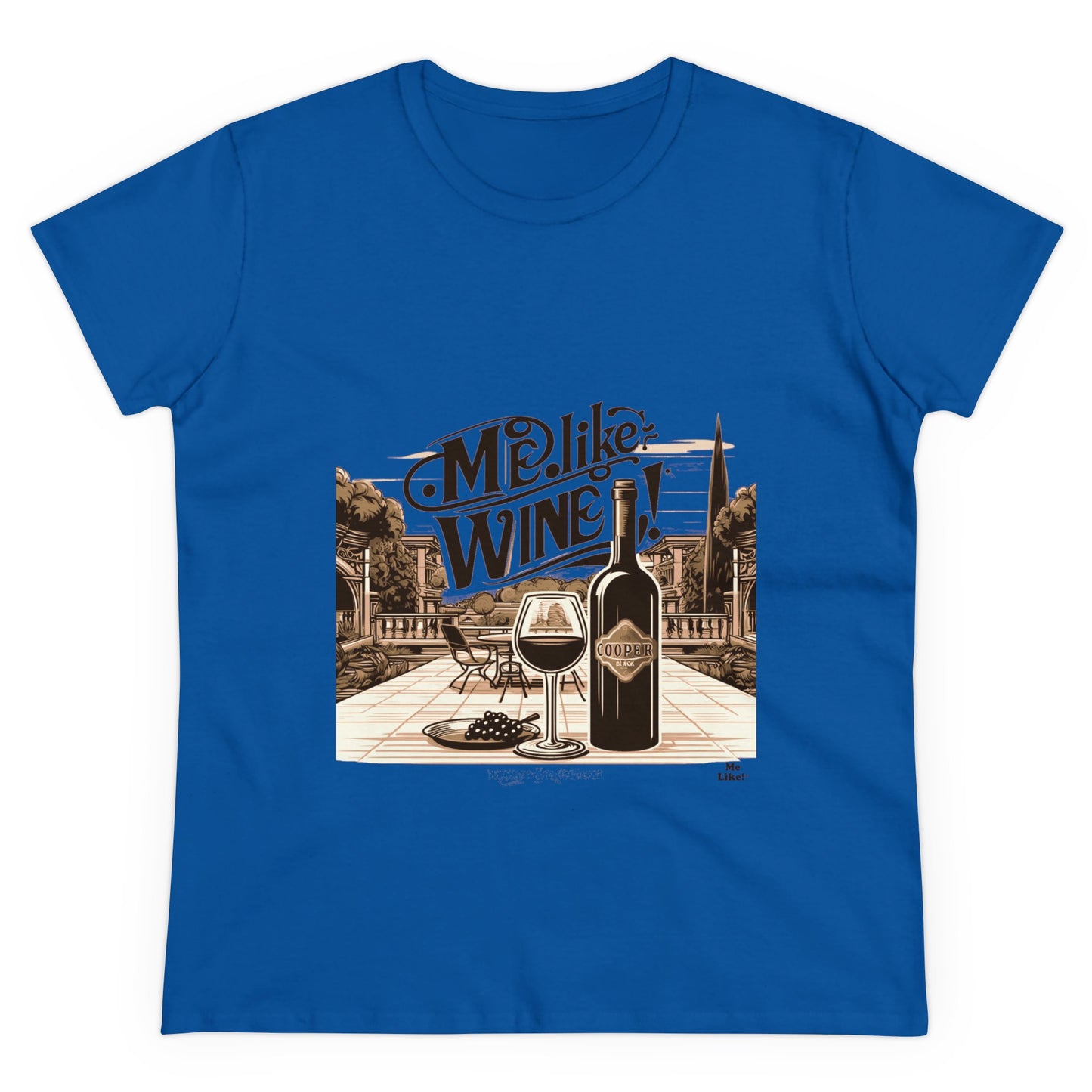 Women's Heavy Cotton Tee - Me Like Wine! (#4)