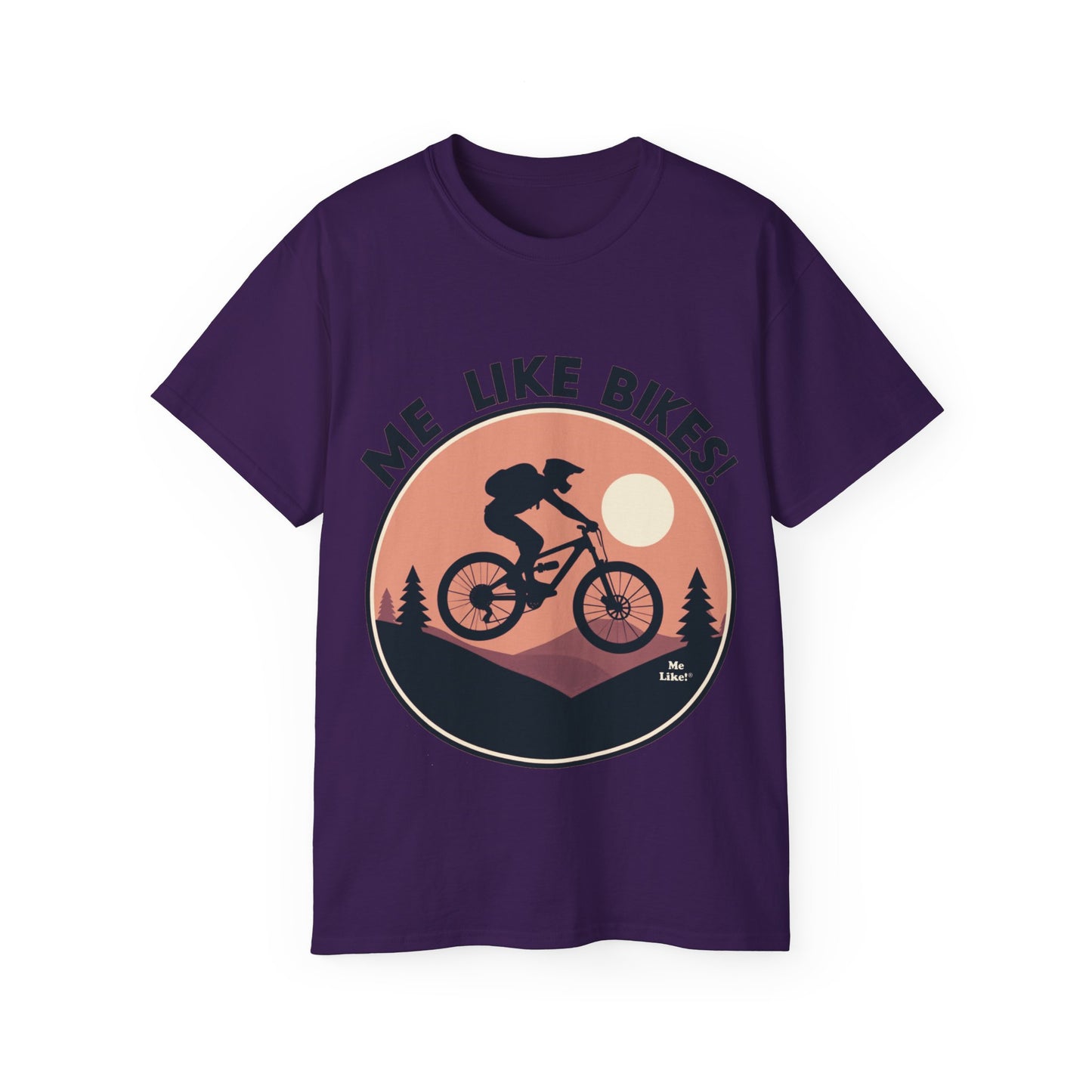 Me Like Bikes! - Unisex Ultra Cotton Tee - (Mountain Bike #3)