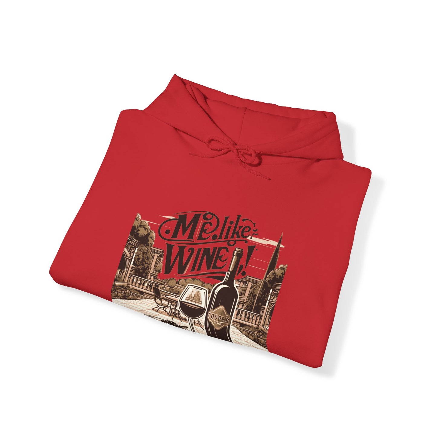 Unisex Heavy Blend™ Hooded Sweatshirt - Me Like Wine! (#4)