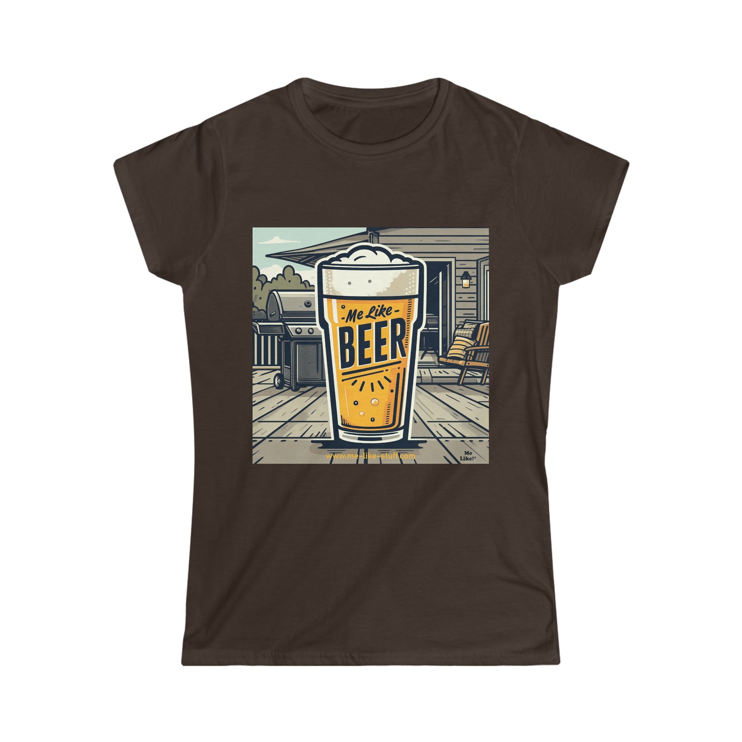 Women's Softstyle Tee - Me Like Beer! (#3)
