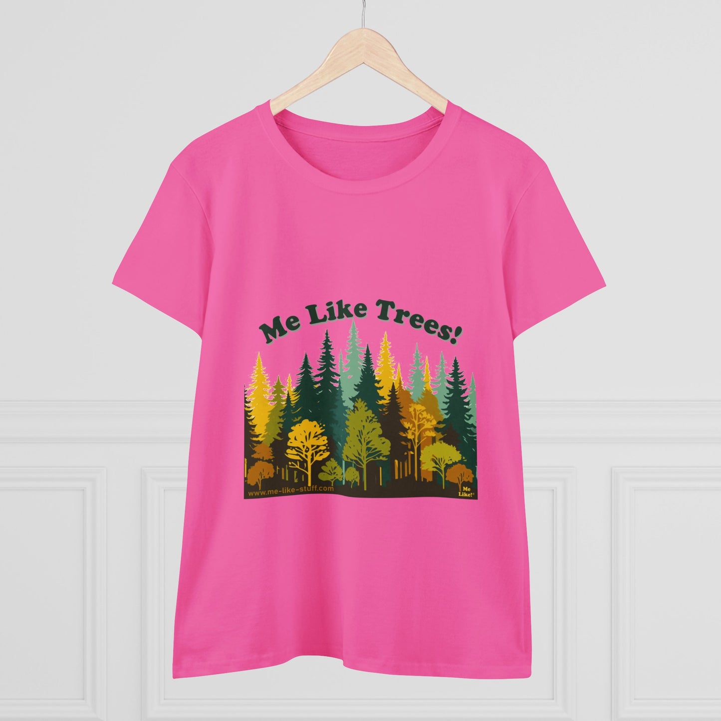 Women's Heavy Cotton Tee - Me Like Trees! (#2)