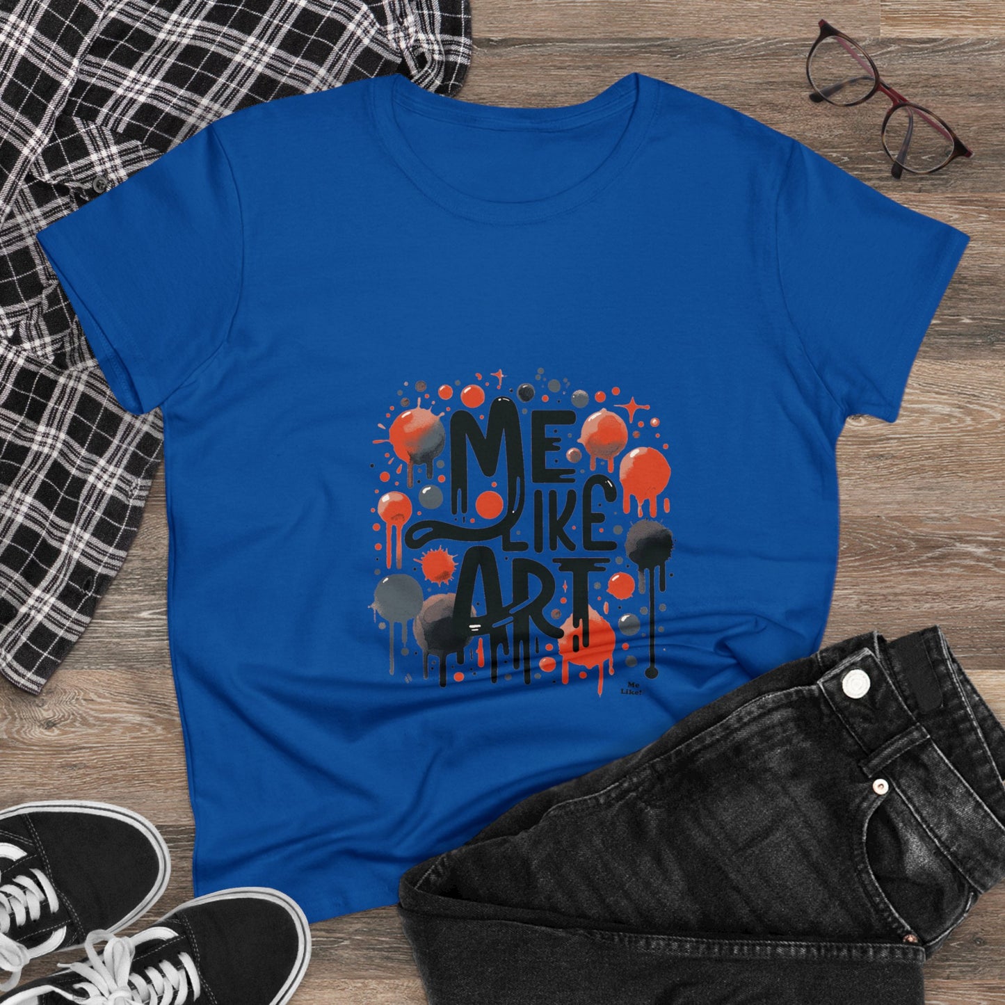 Me Like Art - Women's Heavy Cotton Tee - (Art #2)