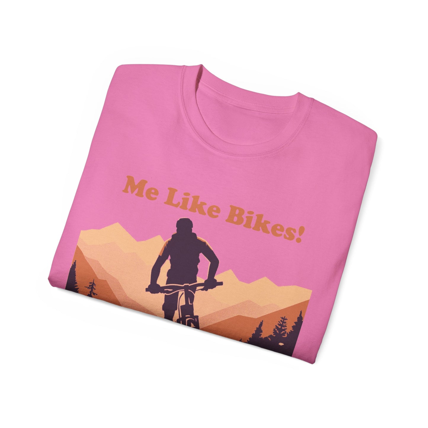 Unisex Ultra Cotton Tee - Me Like Bikes! (Mountain Bikes #2)