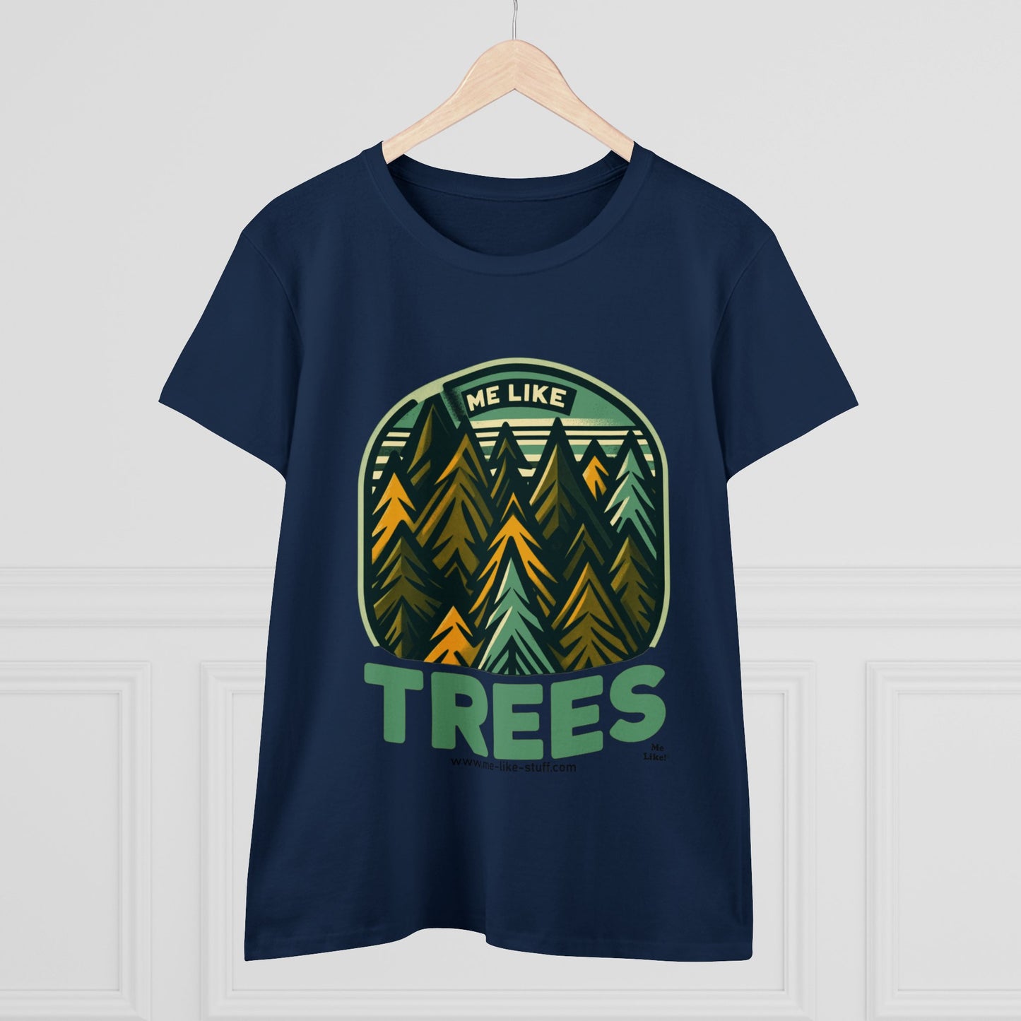 Women's Heavy Cotton Tee - Me Like Trees! (#4)