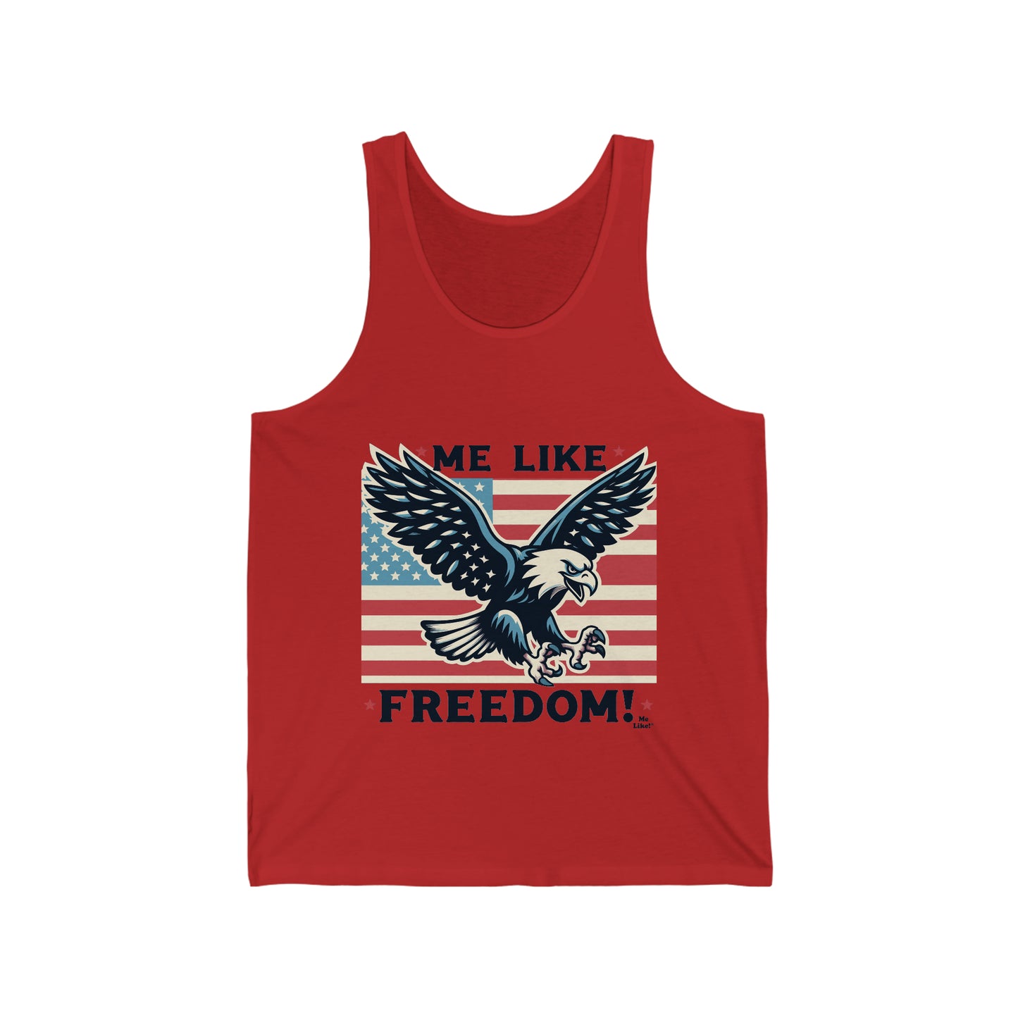 Me Like Freedom! - Unisex Jersey Tank - (Freedom #2)