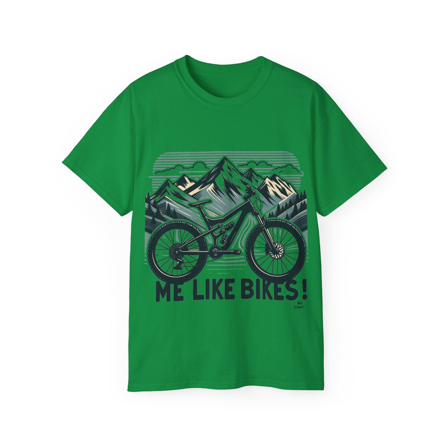 Me Like Bikes! - Unisex Ultra Cotton Tee - (Mountain Bike #5)