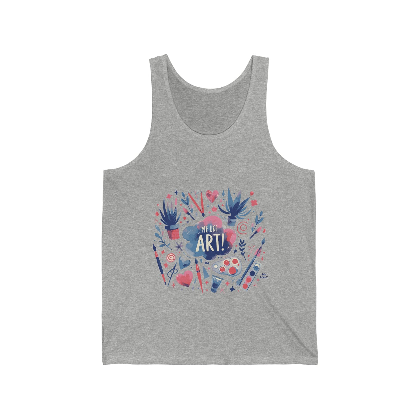 Me Like Art! - Unisex Jersey Tank - (Art #3)