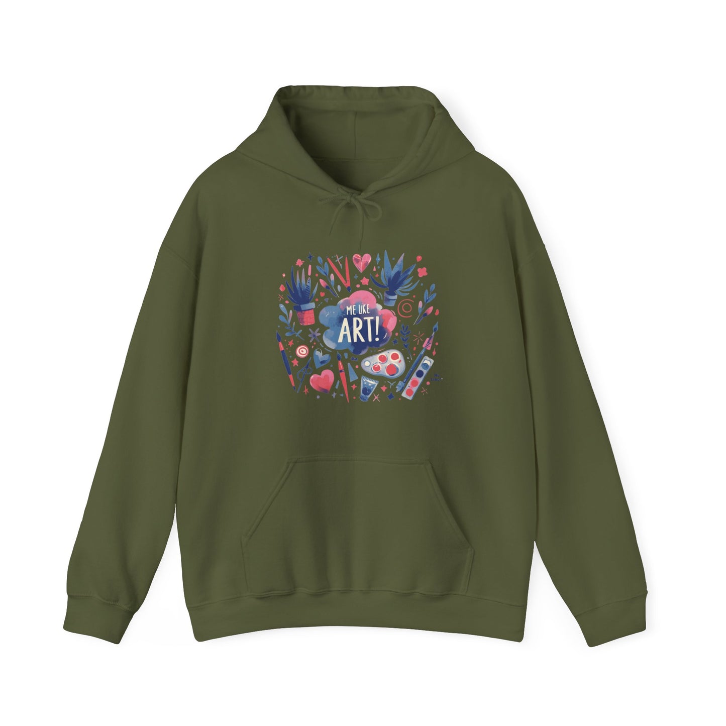 Me Like Art! - Unisex Heavy Blend™ Hooded Sweatshirt - (Art #3)