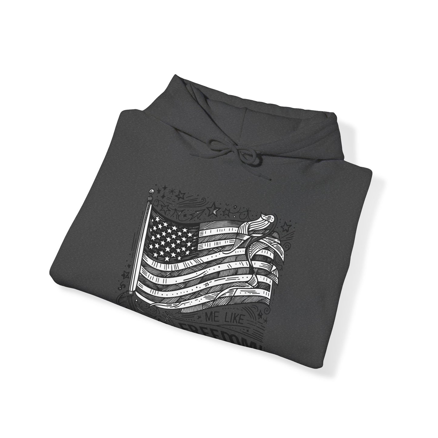 Me Like Freedom! - Unisex Heavy Blend™ Hooded Sweatshirt - (Freedom #1)
