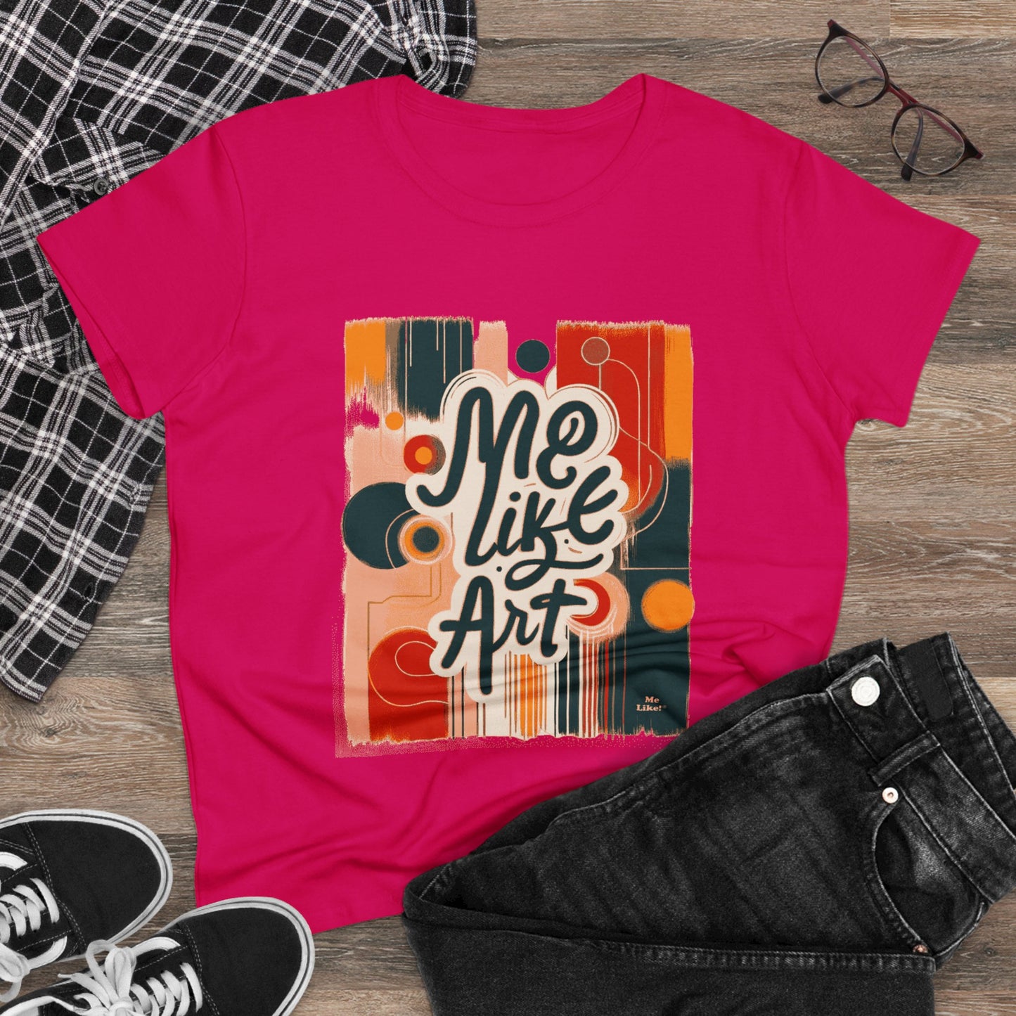 Me Like Art - Women's Heavy Cotton Tee - (Art #1)