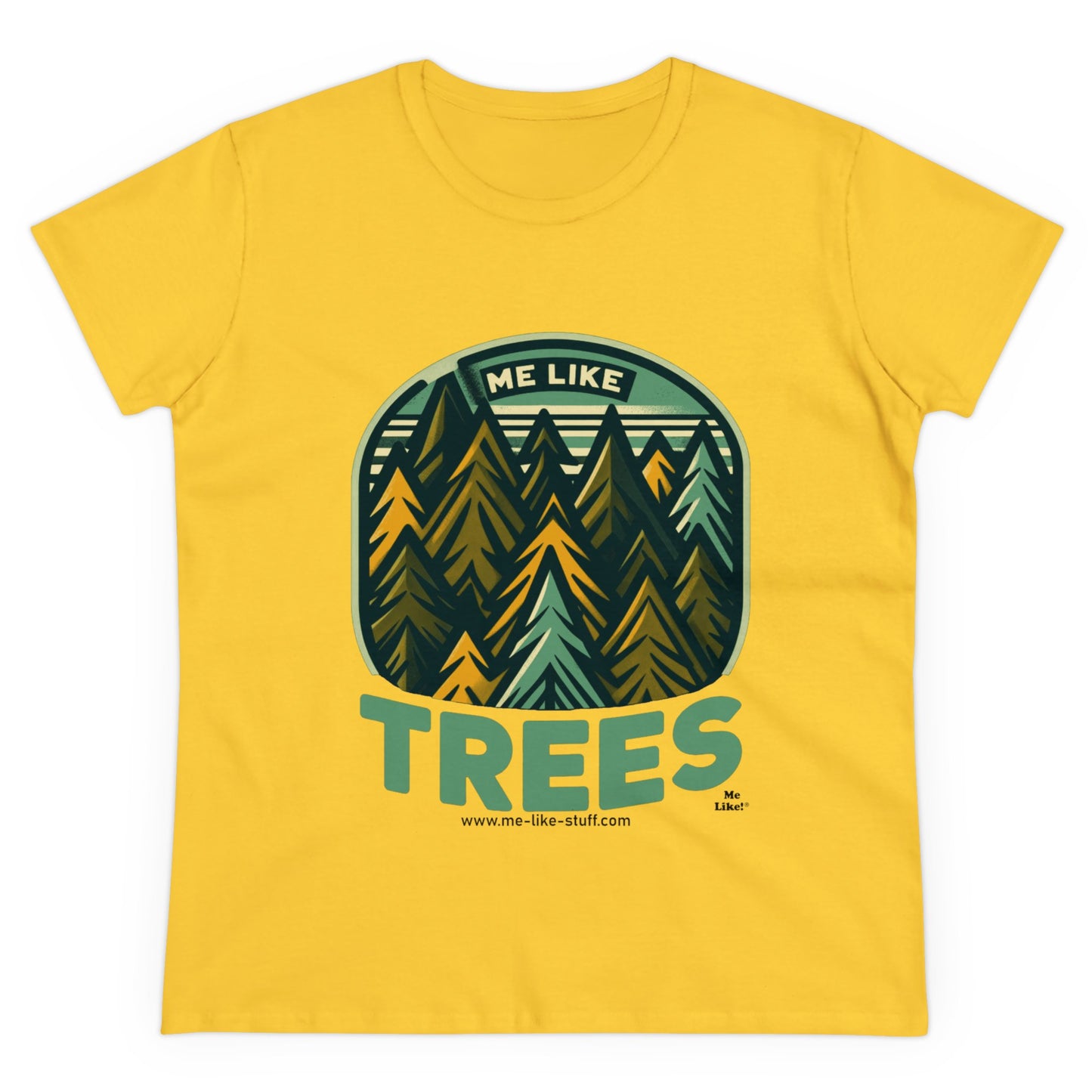 Women's Heavy Cotton Tee - Me Like Trees! (#4)