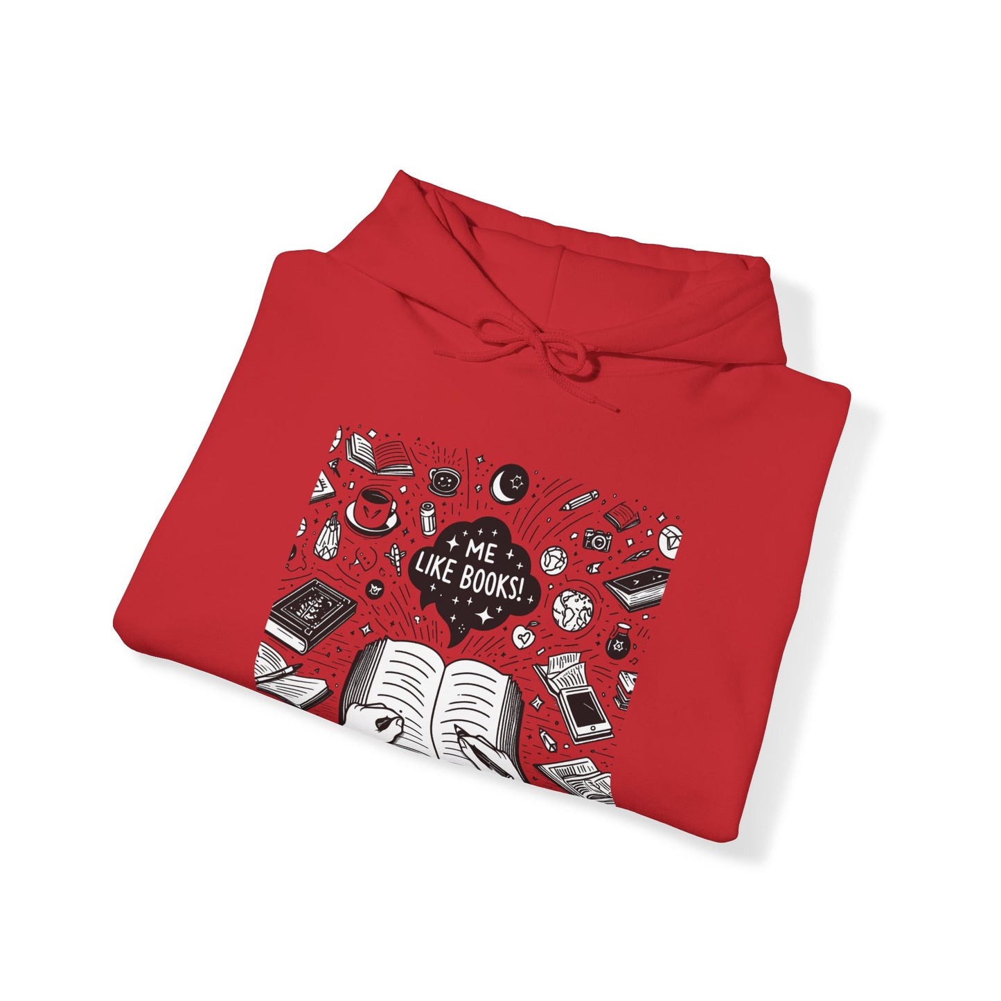 Me Like Books! - Unisex Heavy Blend™ Hooded Sweatshirt - (Books #3)