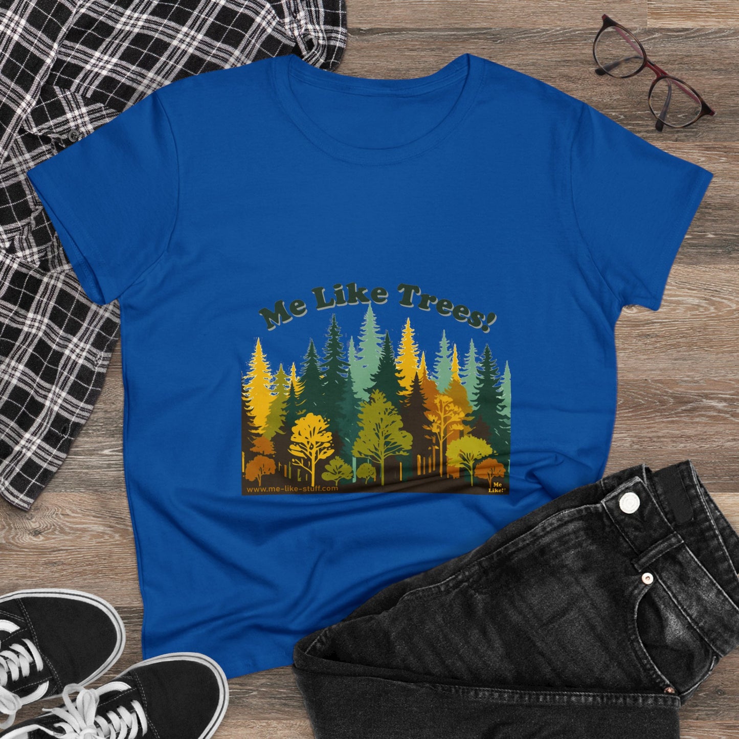 Women's Heavy Cotton Tee - Me Like Trees! (#2)