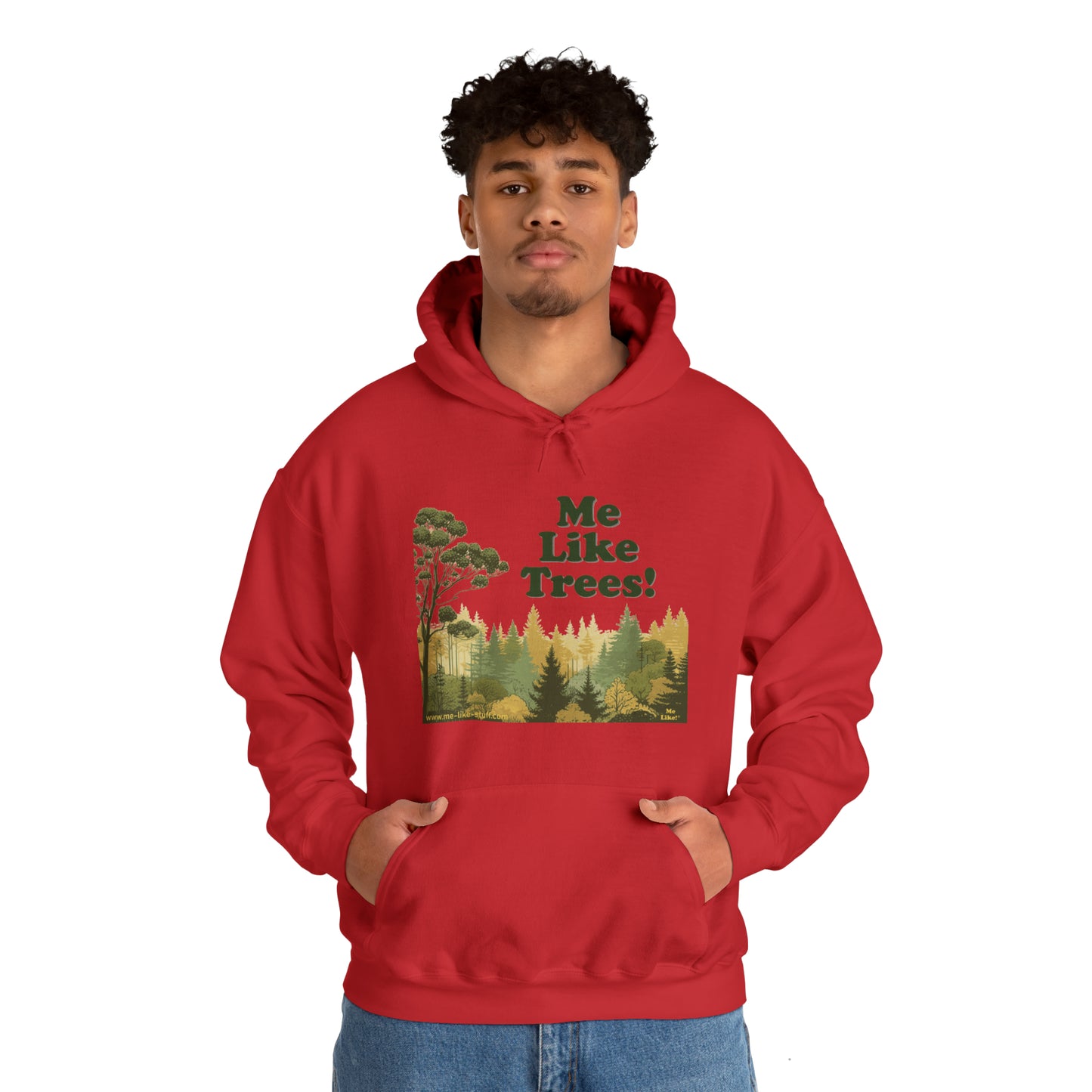 Unisex Heavy Blend™ Hooded Sweatshirt - Me Like Trees! (#1)