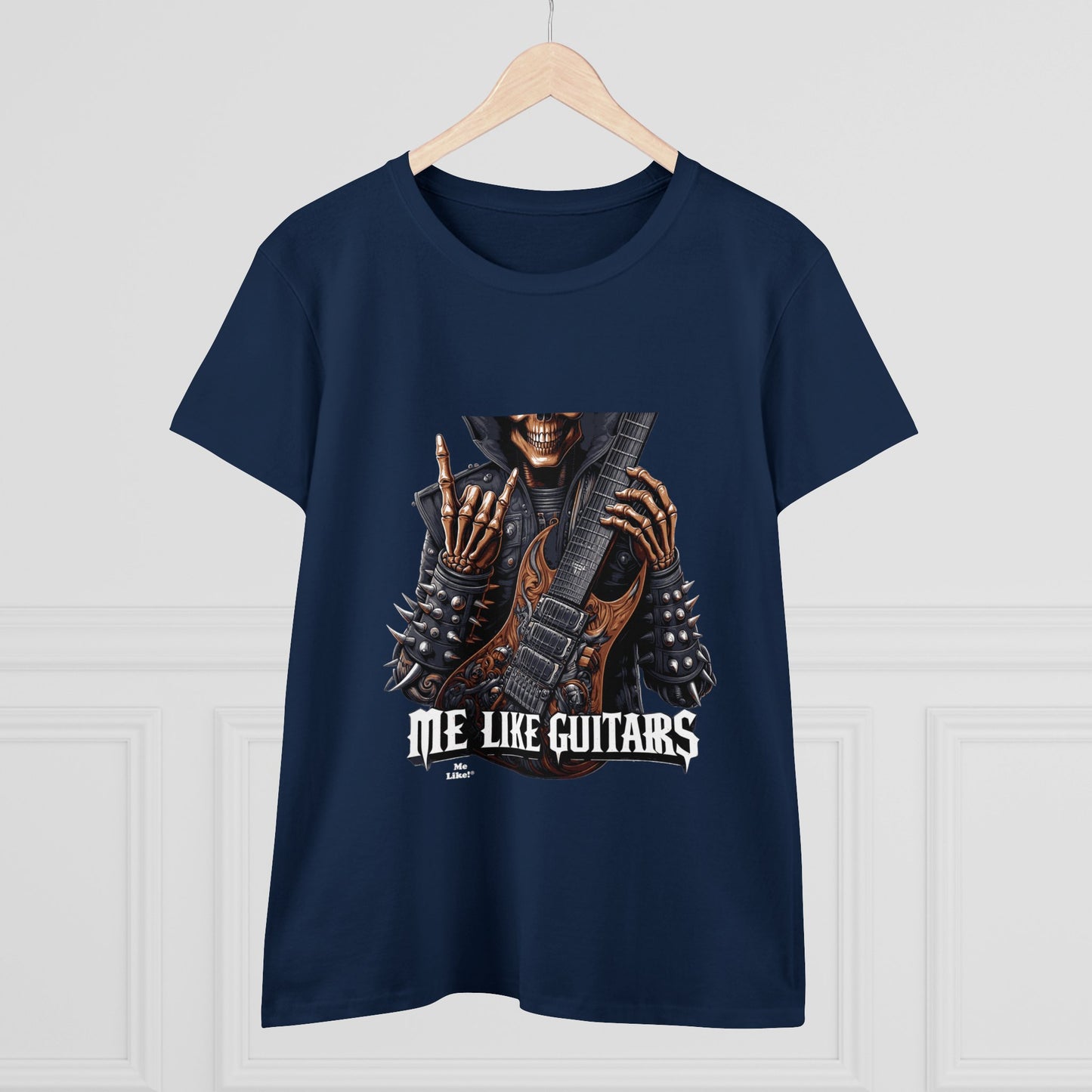 Me Like Guitars! - Women's Cotton Tee - Heavy Metal #2