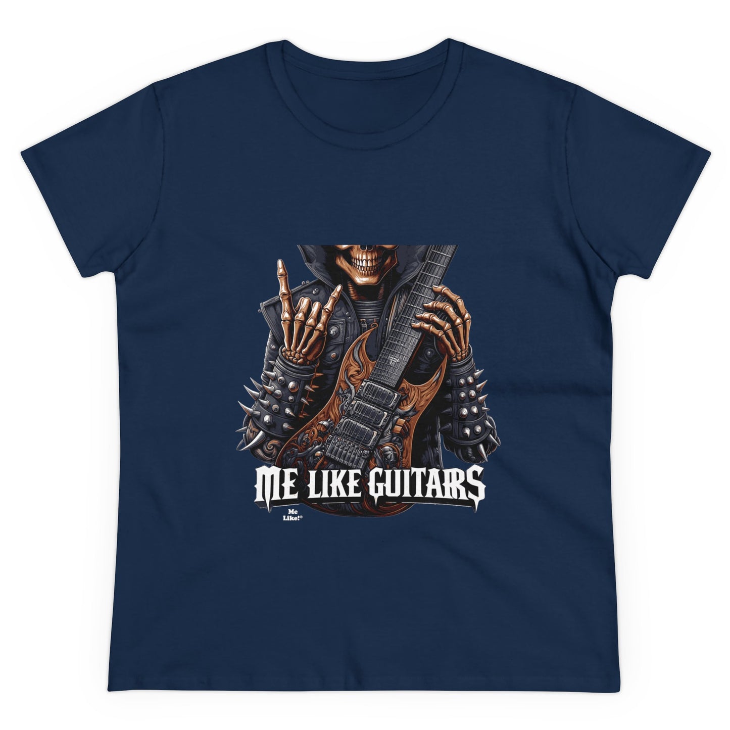 Me Like Guitars! - Women's Cotton Tee - Heavy Metal #2