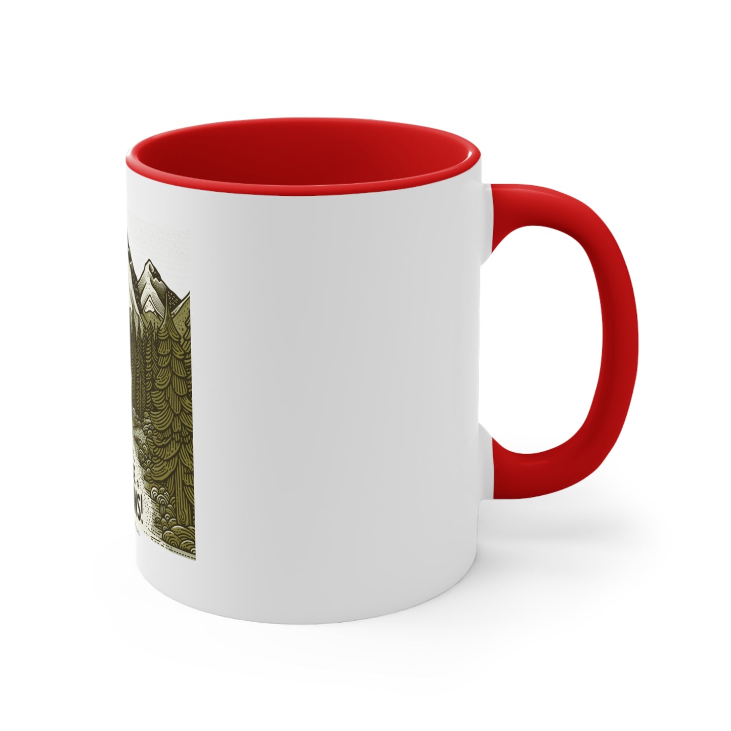 Me Like Mountains! - Accent Coffee Mug, 11oz - (#3)
