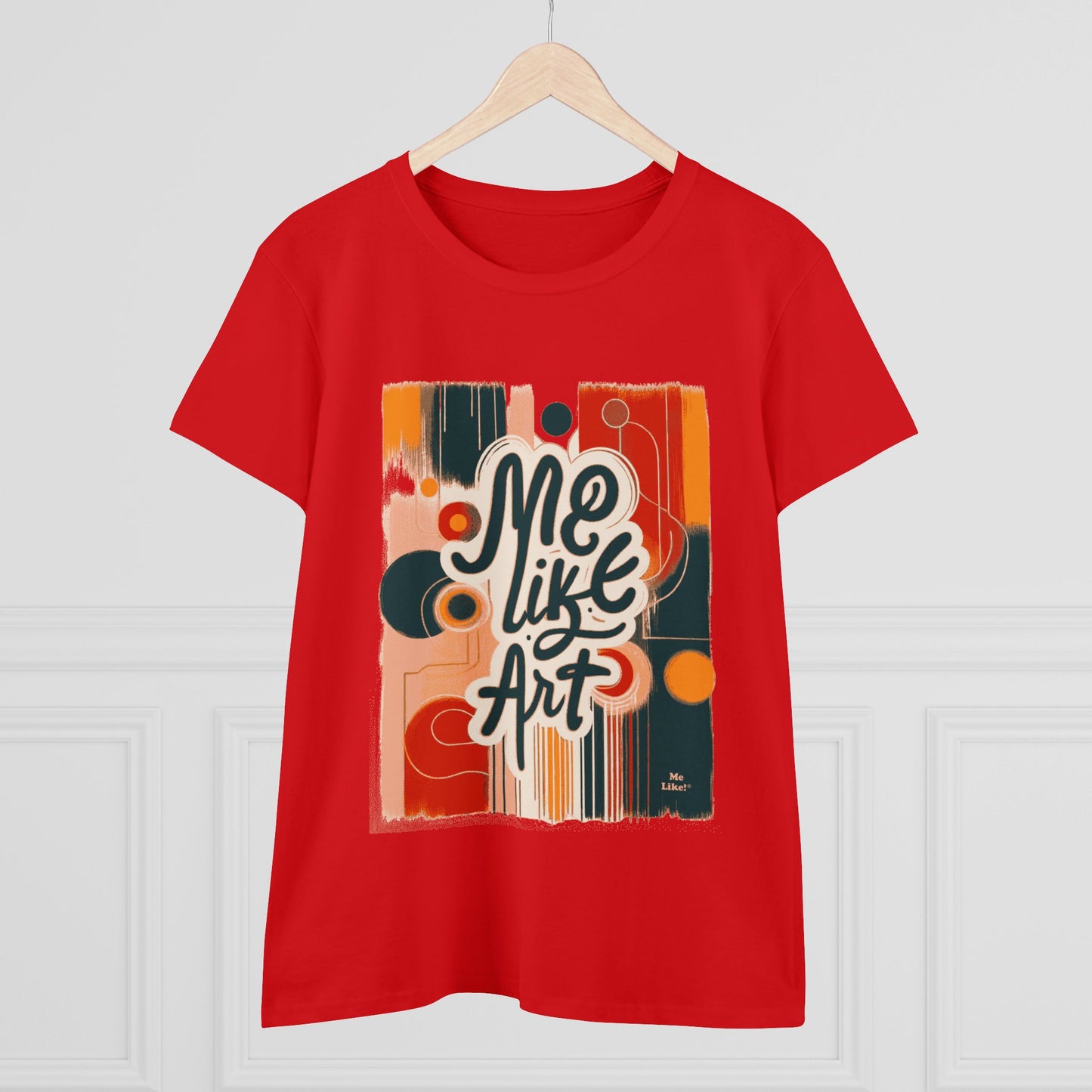 Me Like Art - Women's Heavy Cotton Tee - (Art #1)