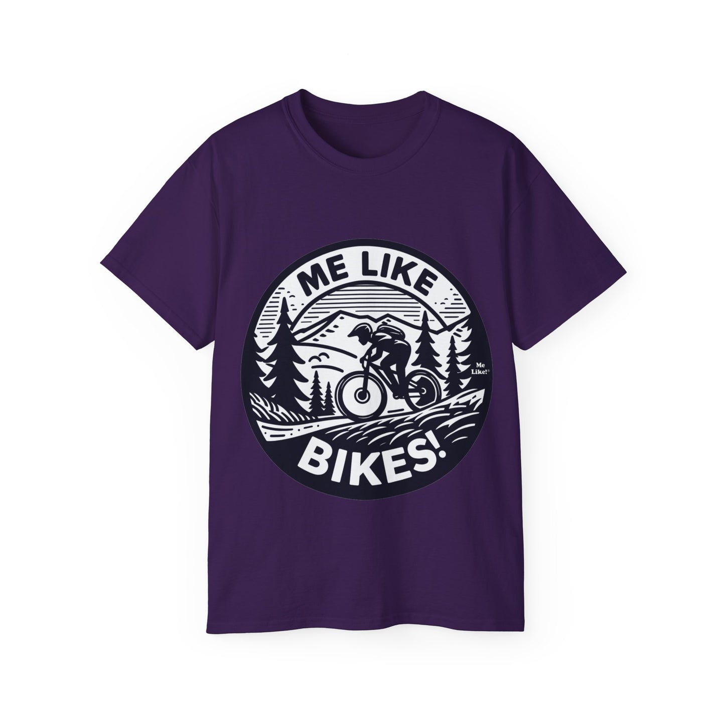 Me Like Bikes! - Unisex Ultra Cotton Tee - (Mountain Bike #4)