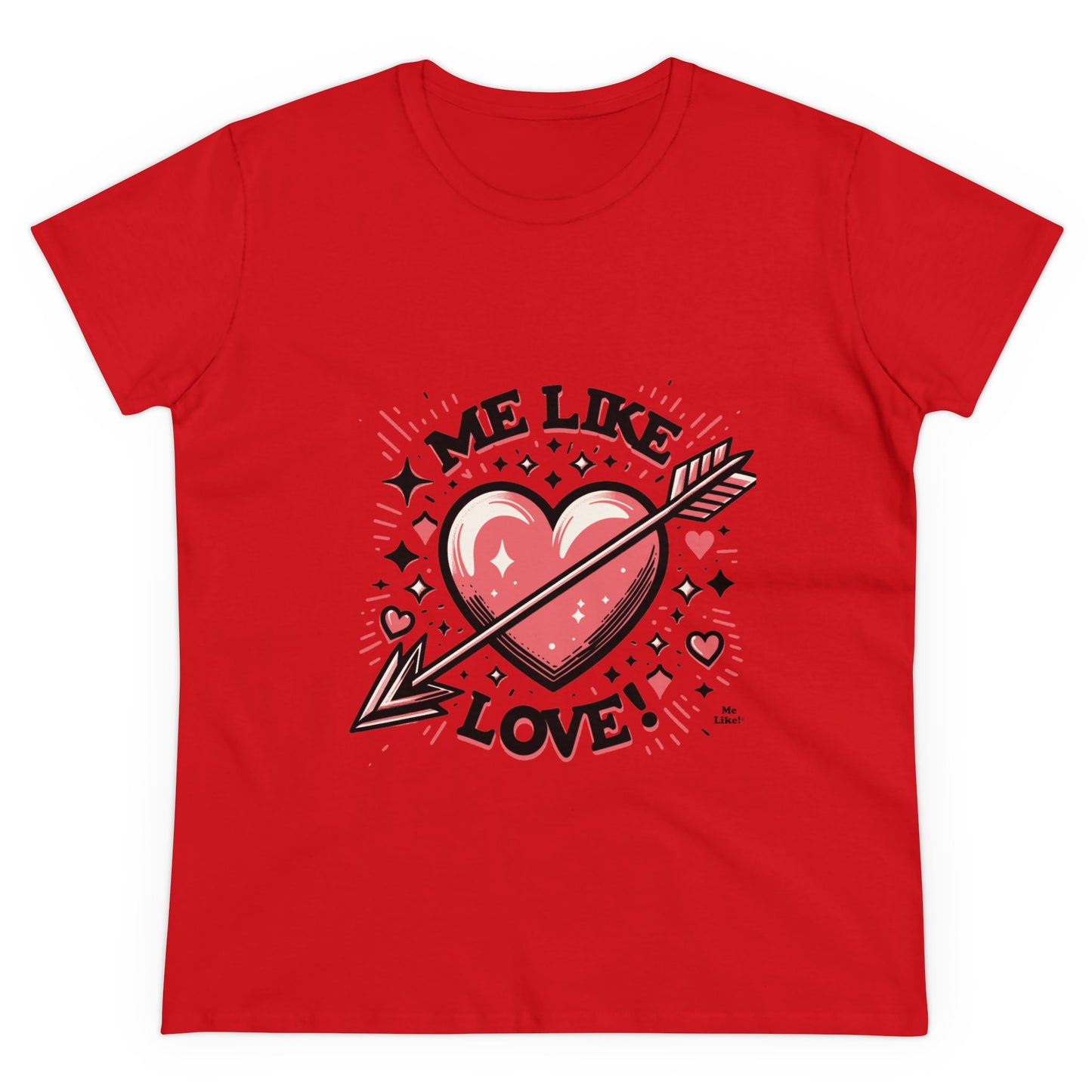 Me Like Love! - Women's Heavy Cotton Tee - (Love #2)