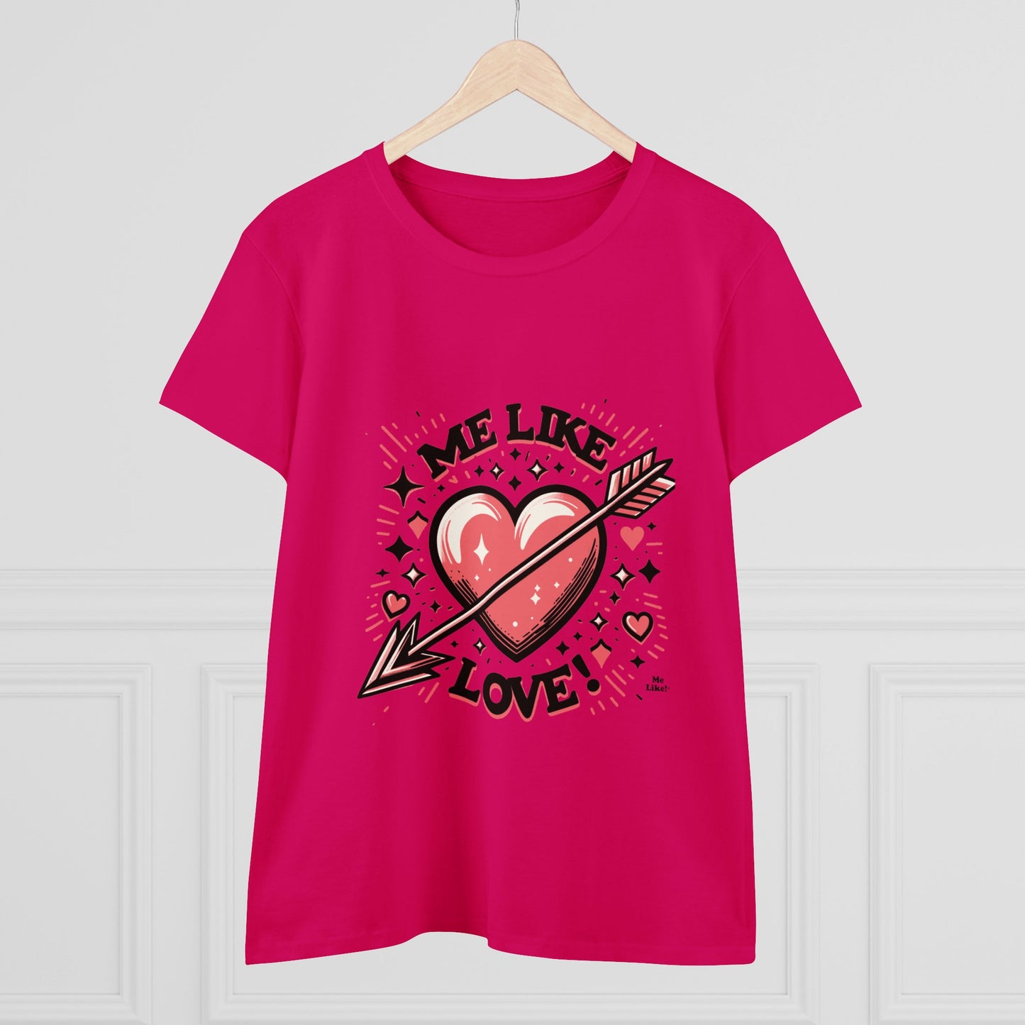 Me Like Love! - Women's Heavy Cotton Tee - (Love #2)