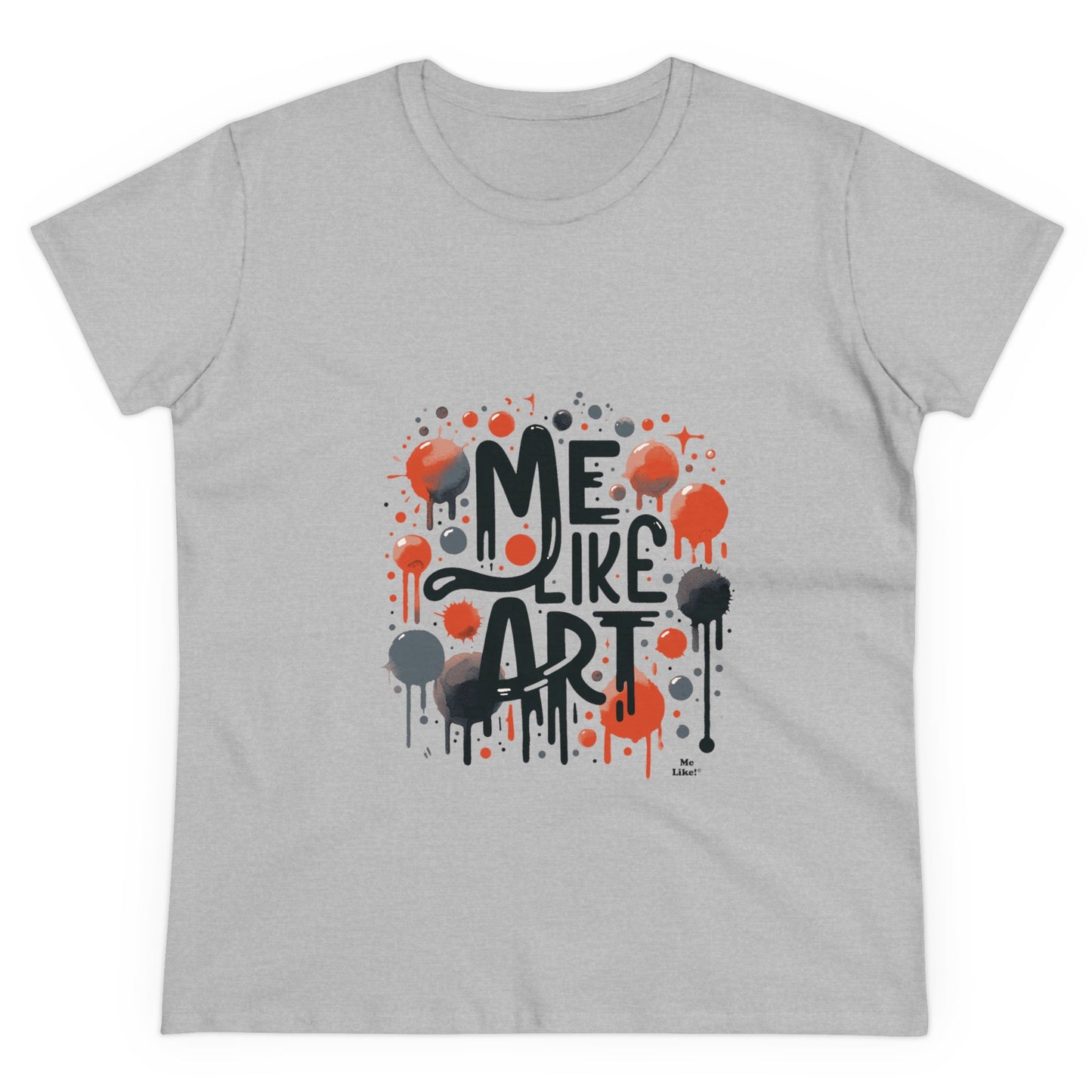 Me Like Art - Women's Heavy Cotton Tee - (Art #2)