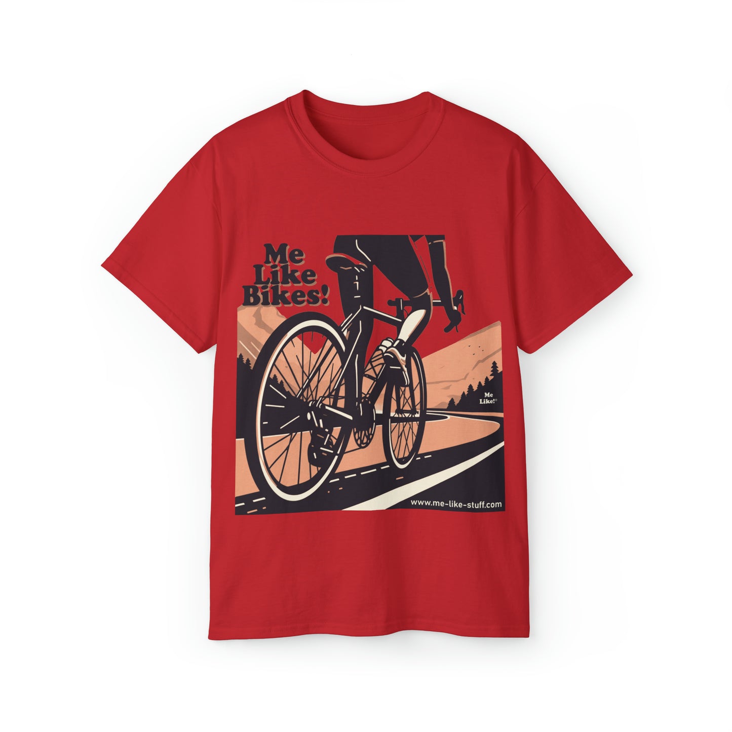 Unisex Ultra Cotton Tee - Me Like Bikes! (RB #1)