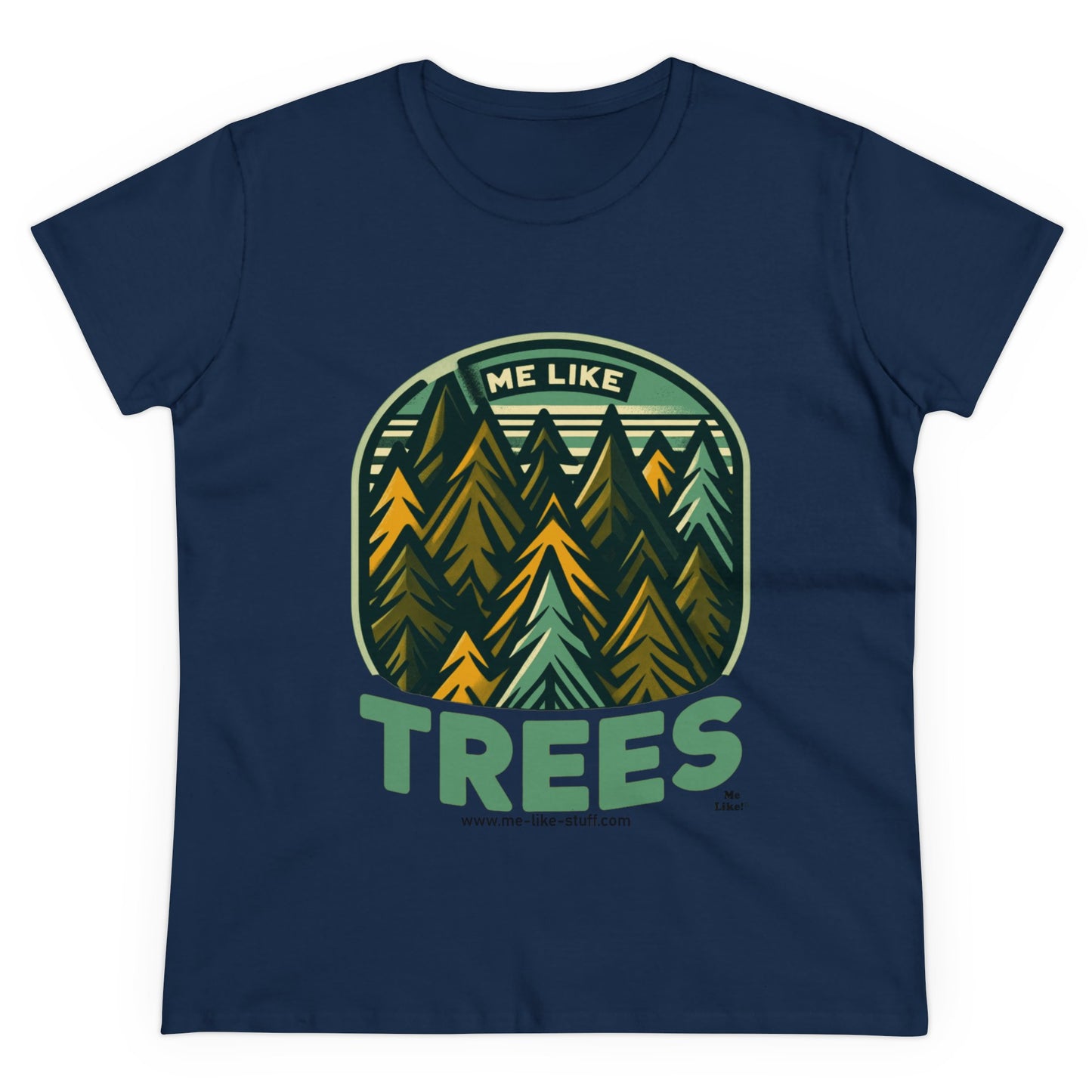 Women's Heavy Cotton Tee - Me Like Trees! (#4)