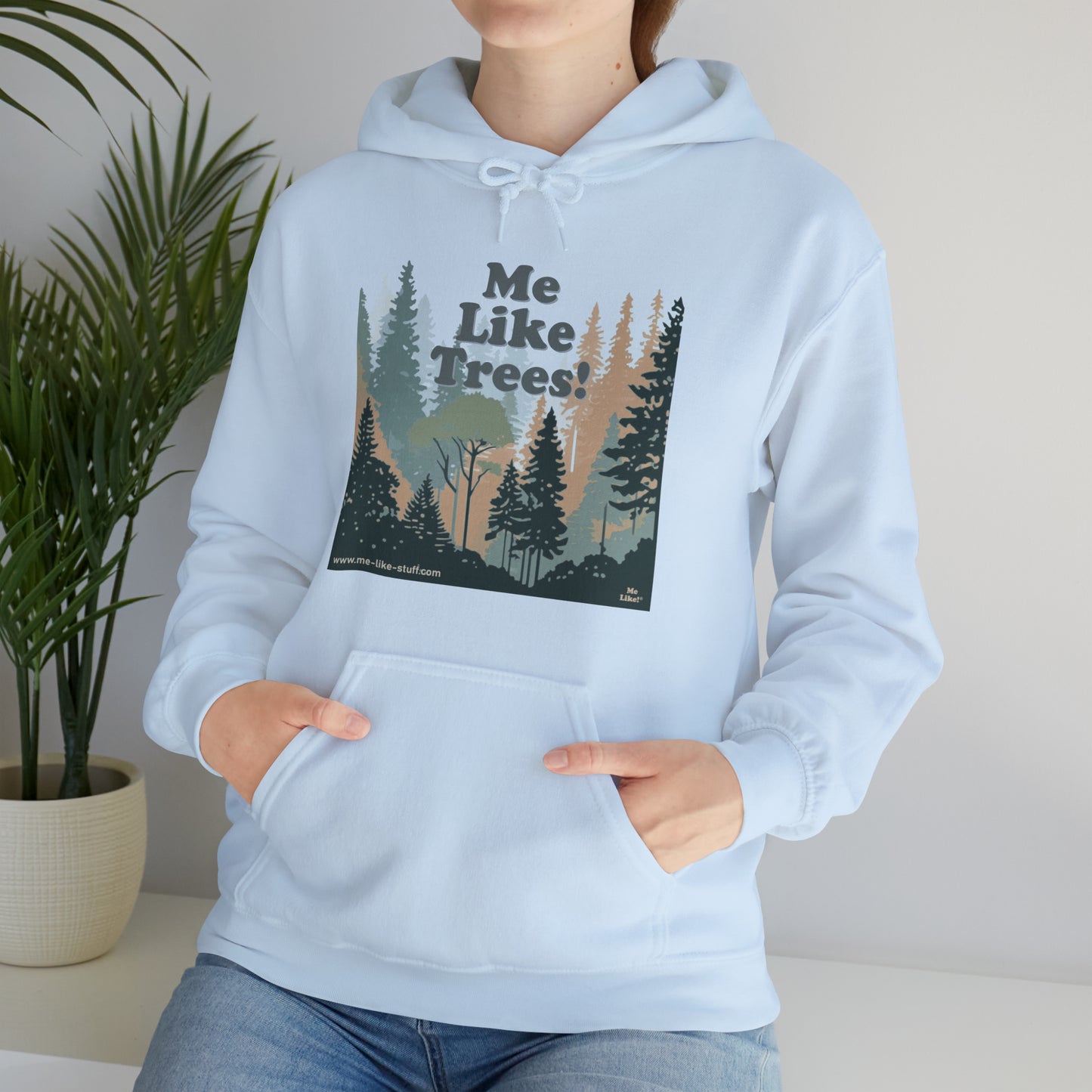 Unisex Heavy Blend™ Hooded Sweatshirt - Me Like Trees! (#3)