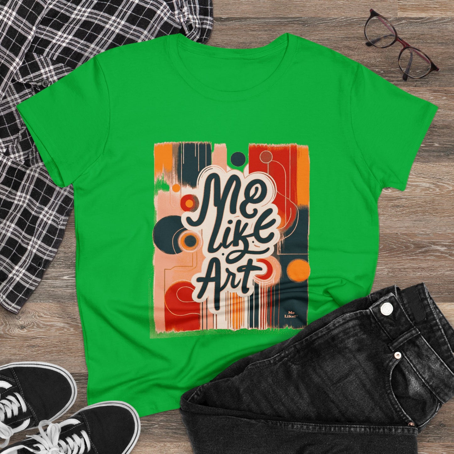 Me Like Art - Women's Heavy Cotton Tee - (Art #1)