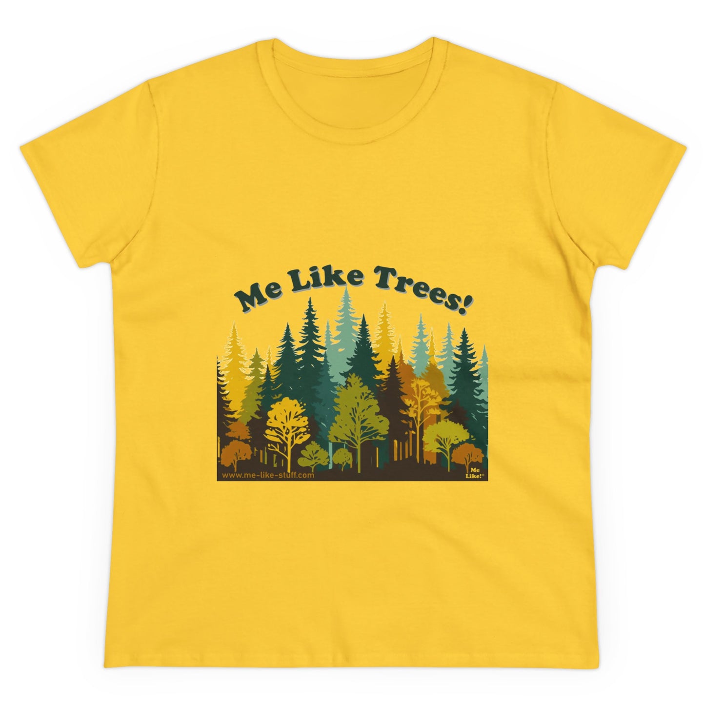 Women's Heavy Cotton Tee - Me Like Trees! (#2)