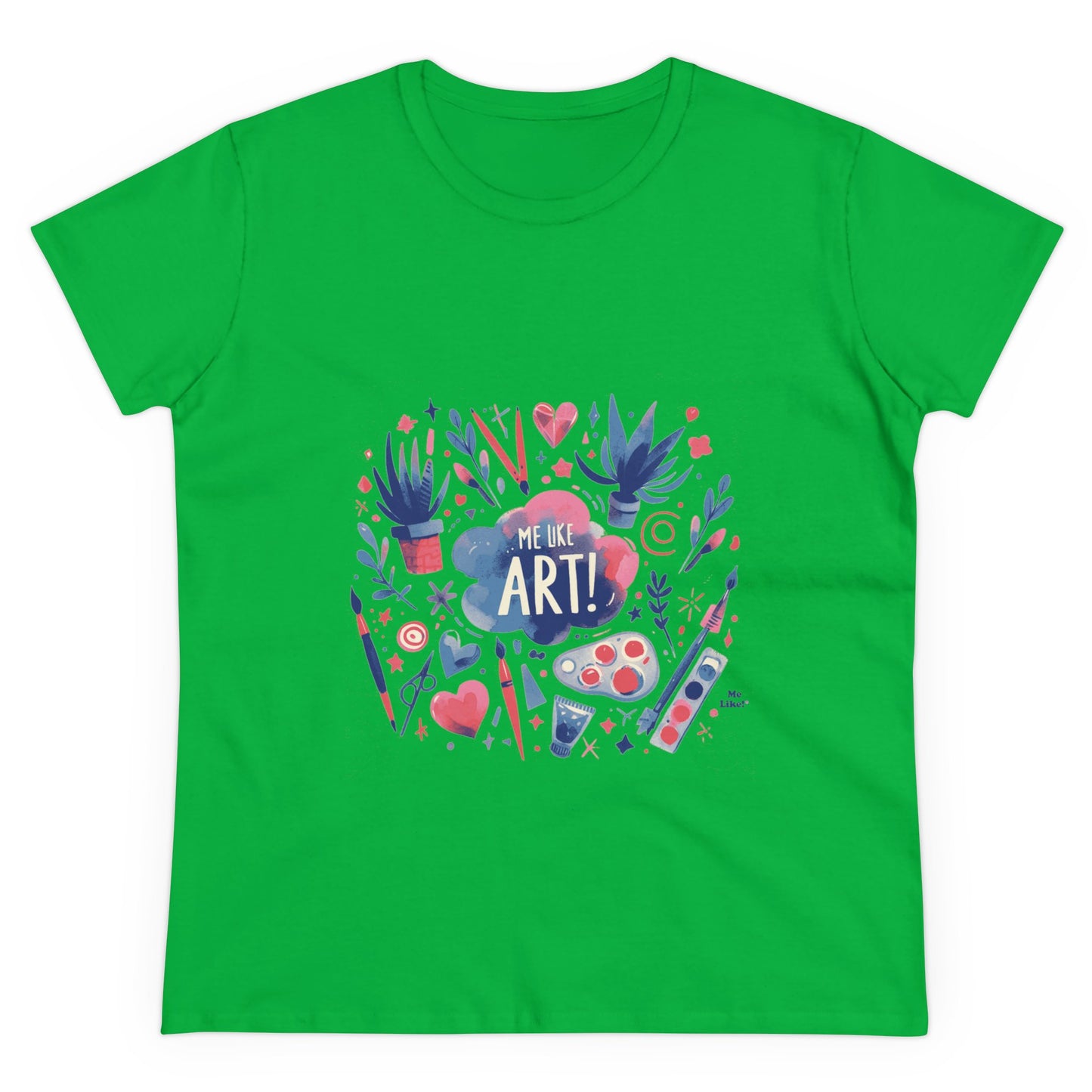 Me Like Art - Women's Heavy Cotton Tee - (Art #3)