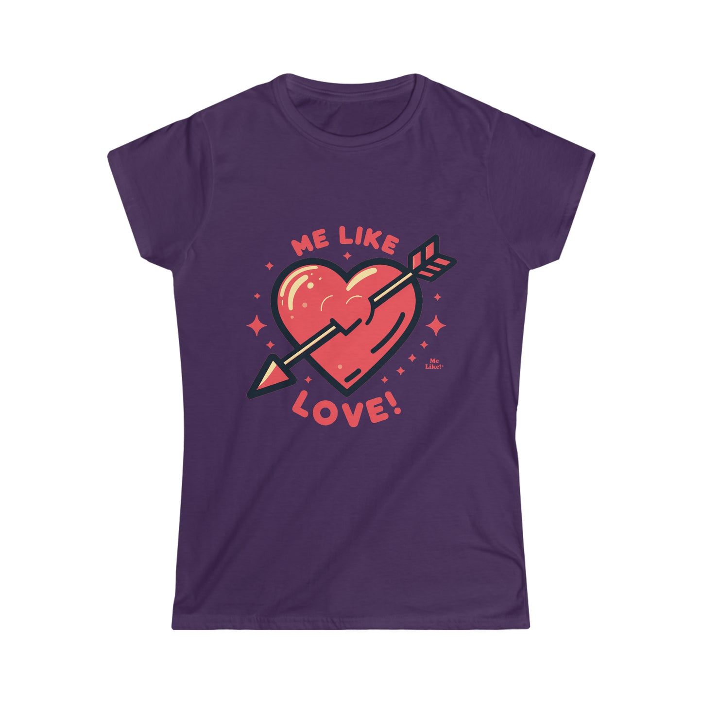 Me Like Love! - Women's Softstyle Tee - (Love #1)