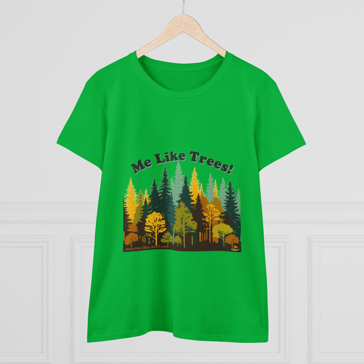 Women's Heavy Cotton Tee - Me Like Trees! (#2)