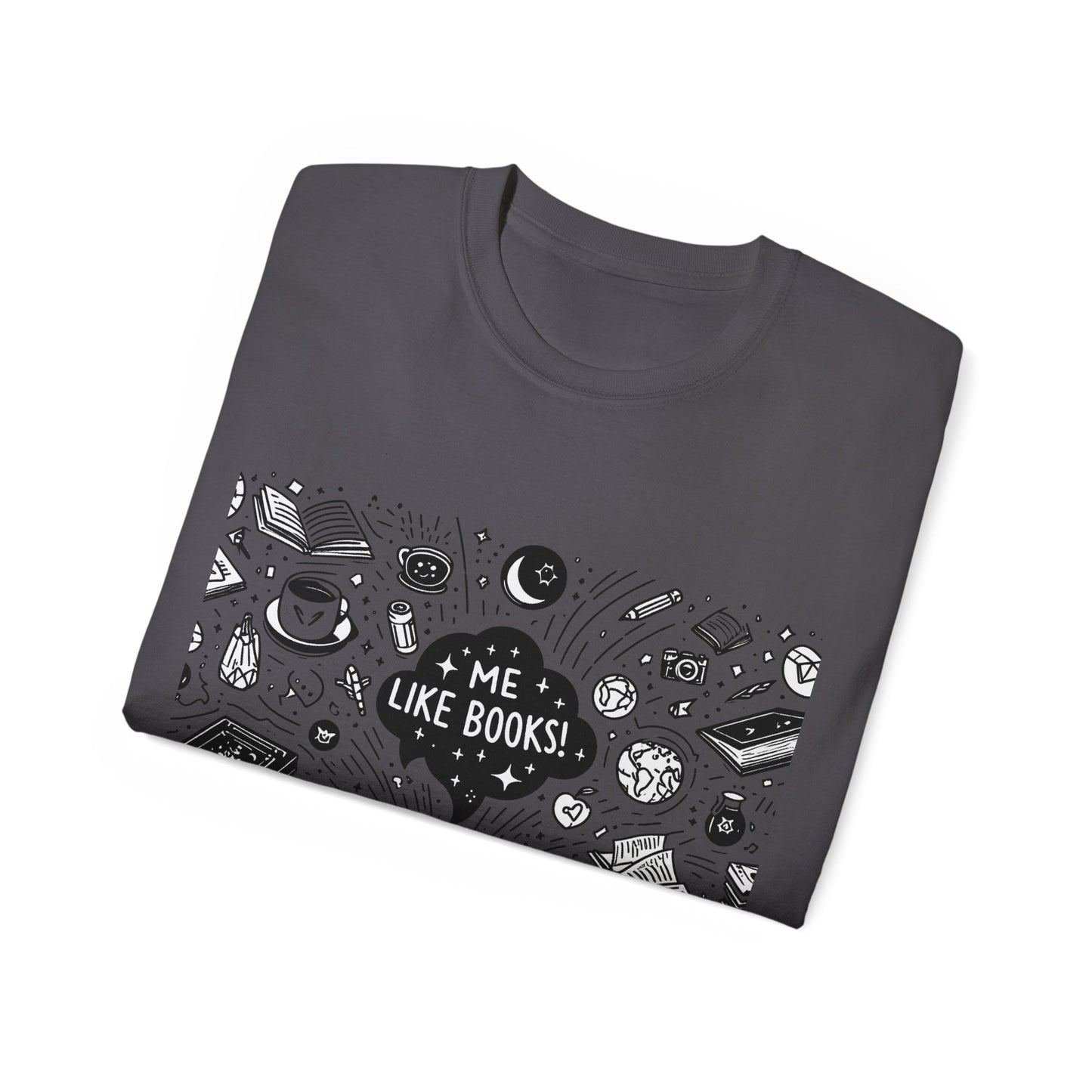 Me Like Books! - Unisex Ultra Cotton Tee - (Books #3)