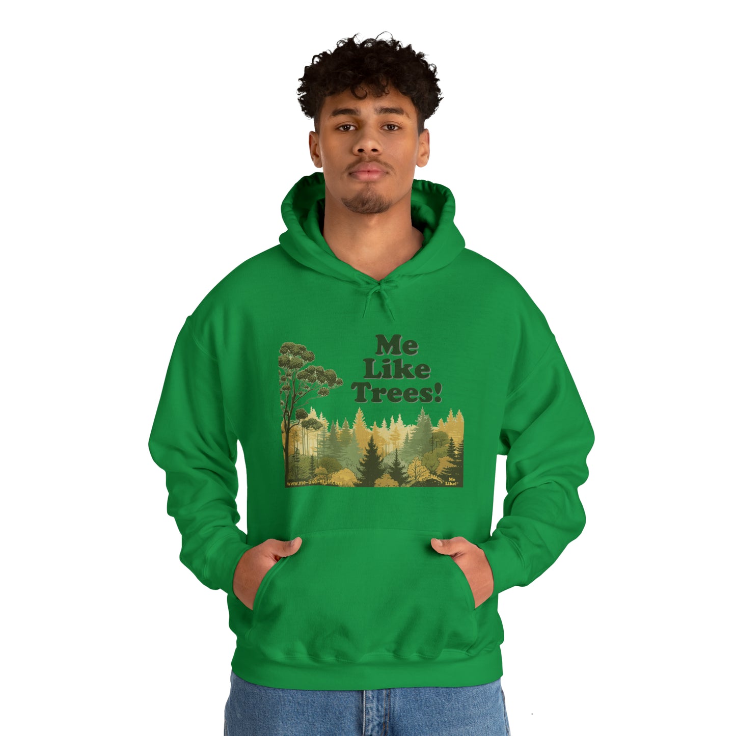 Unisex Heavy Blend™ Hooded Sweatshirt - Me Like Trees! (#1)
