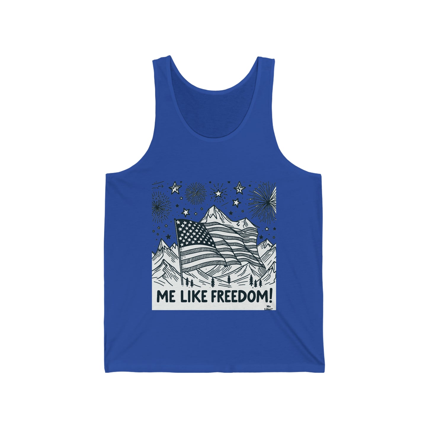 Me Like Freedom! - Unisex Jersey Tank - (Freedom #5)