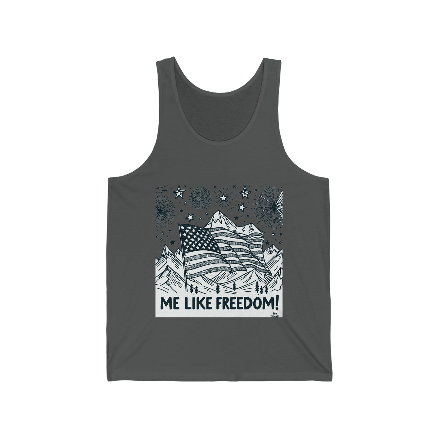 Me Like Freedom! - Unisex Jersey Tank - (Freedom #5)